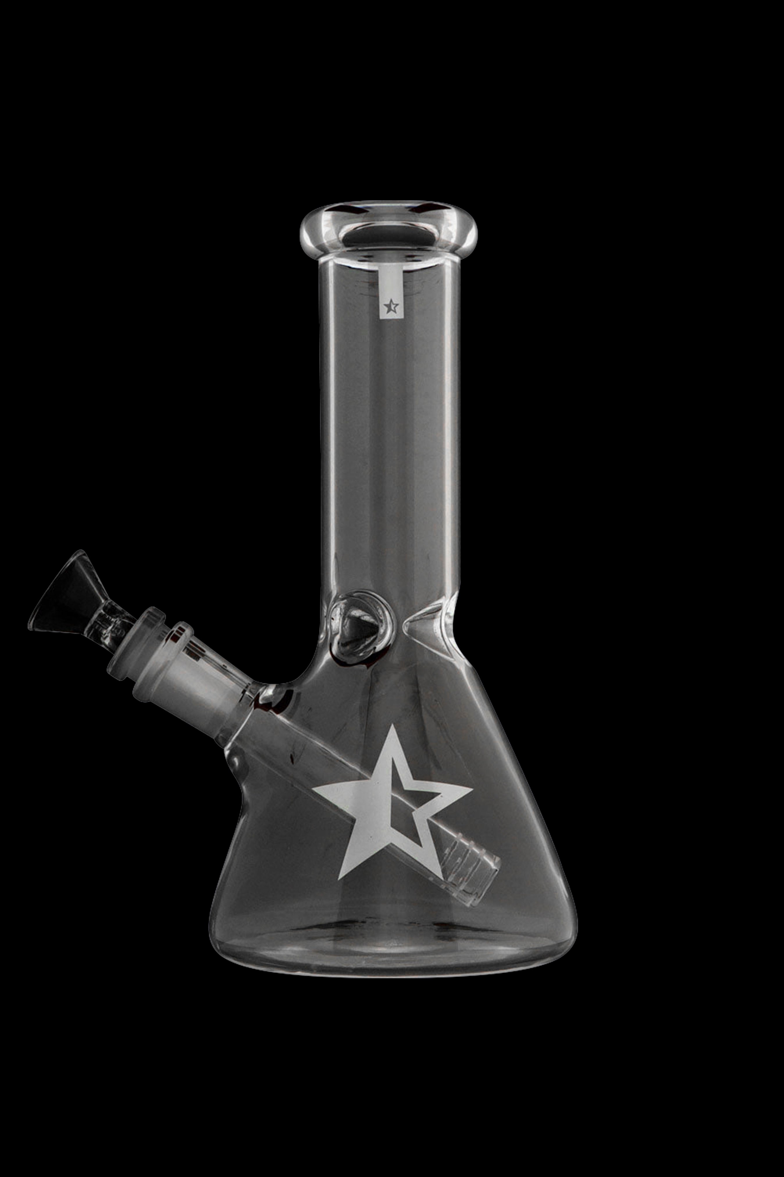 Famous Brandz Fumed Glass Beaker Water Pipe - Compact & Stylish