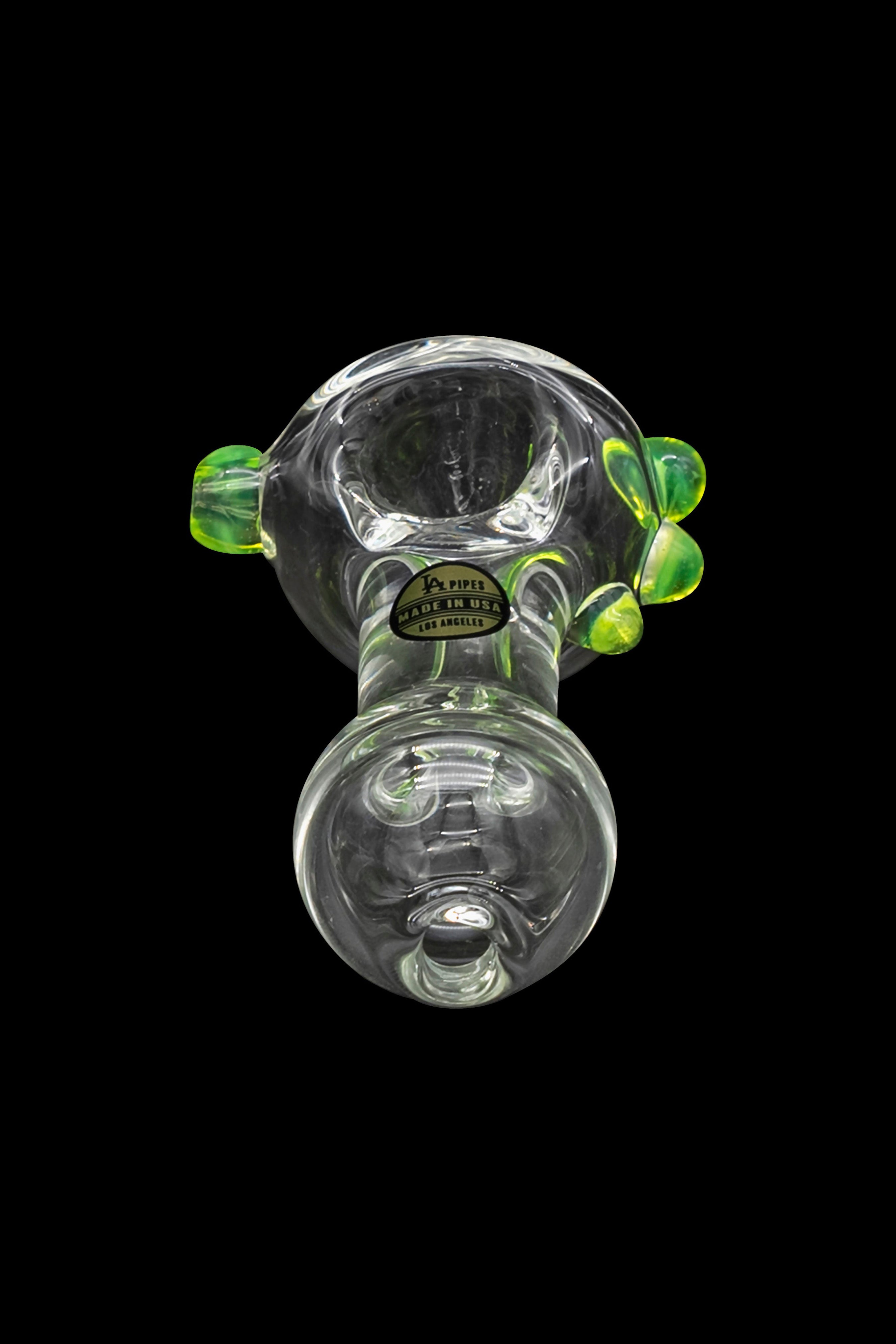 LA Pipes Stunning Thick Glass Spoon Pipe