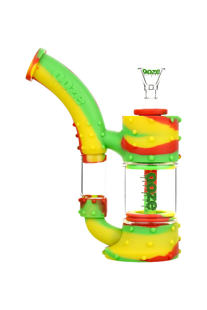 Ooze Stack Premium Silicone Water Pipe - Versatile Smoking Essential