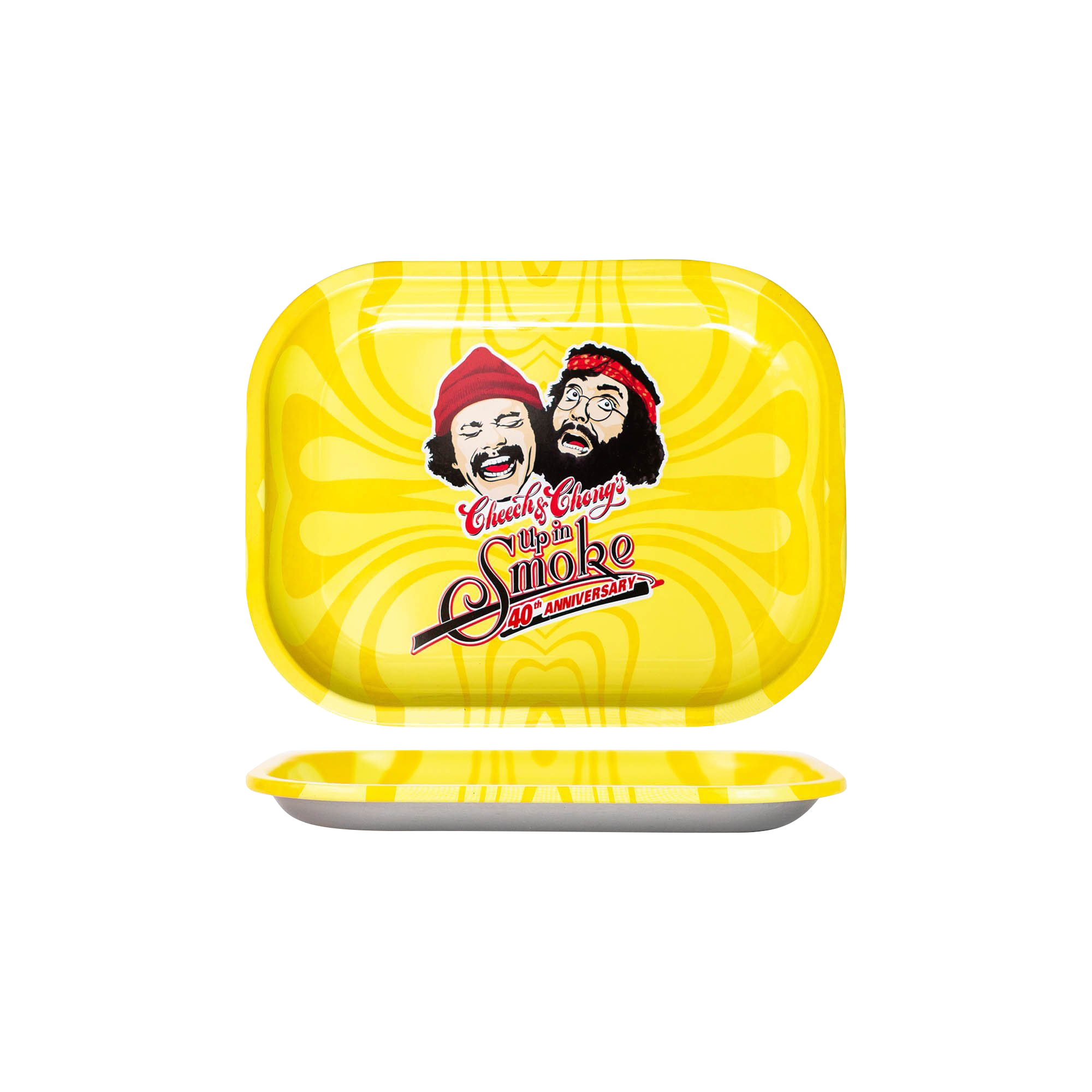 Cheech & Chong 40th Anniversary Limited Edition Yellow Rolling Tray