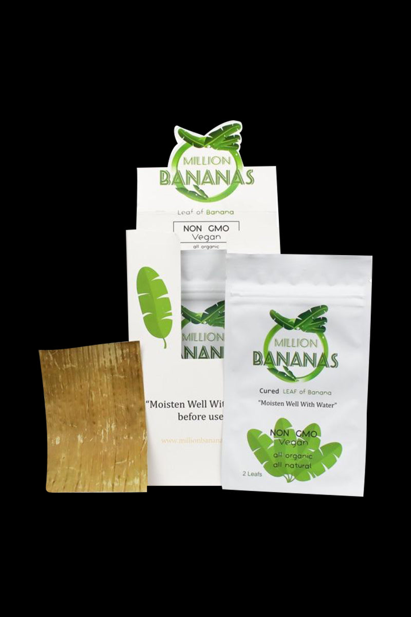 Million Bananas Cured Banana Leaf Rolling Pouch