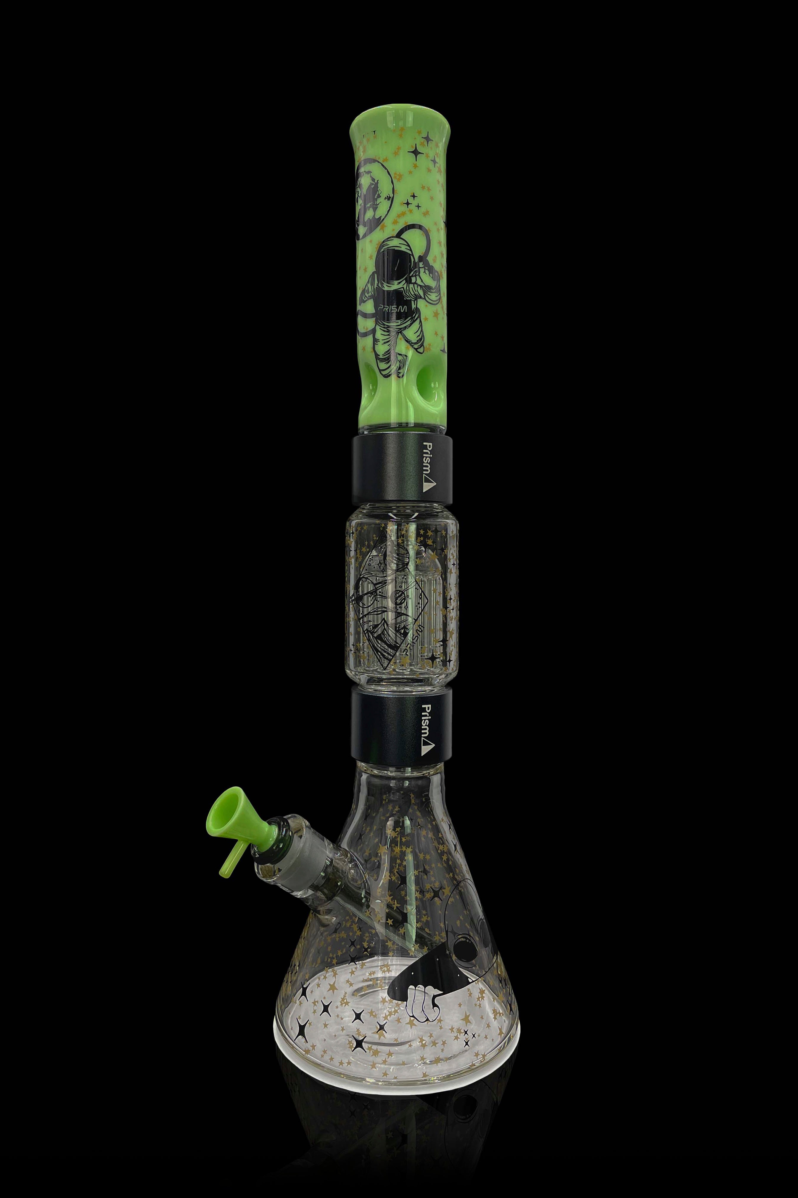 Prism's Enchanting Halo Spaced Out Double Stack Modular Bong