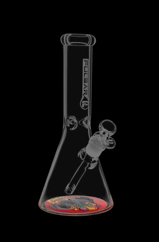 Pulsar's Enchanting Psychedelic Bat Beaker Water Pipe