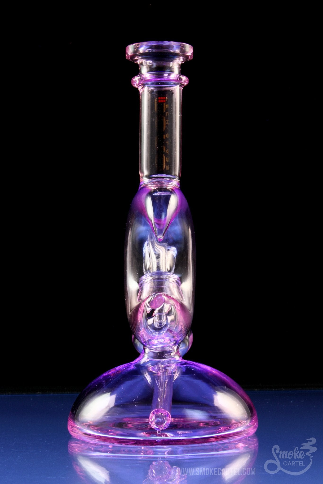 BoroTech Glass Mani Crescent Mini Rig - Perfect for On-the-Go!