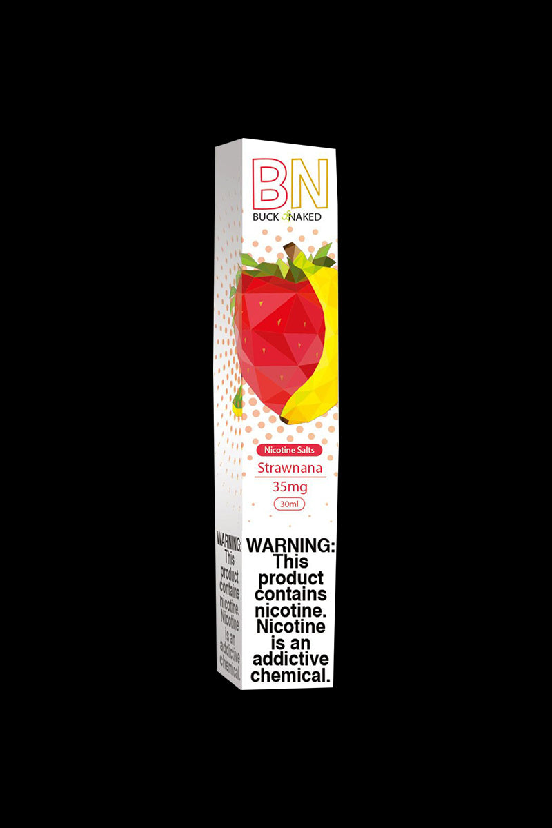 Buck Naked Strawnana Nic Salt E-Liquid - Irresistible Blend