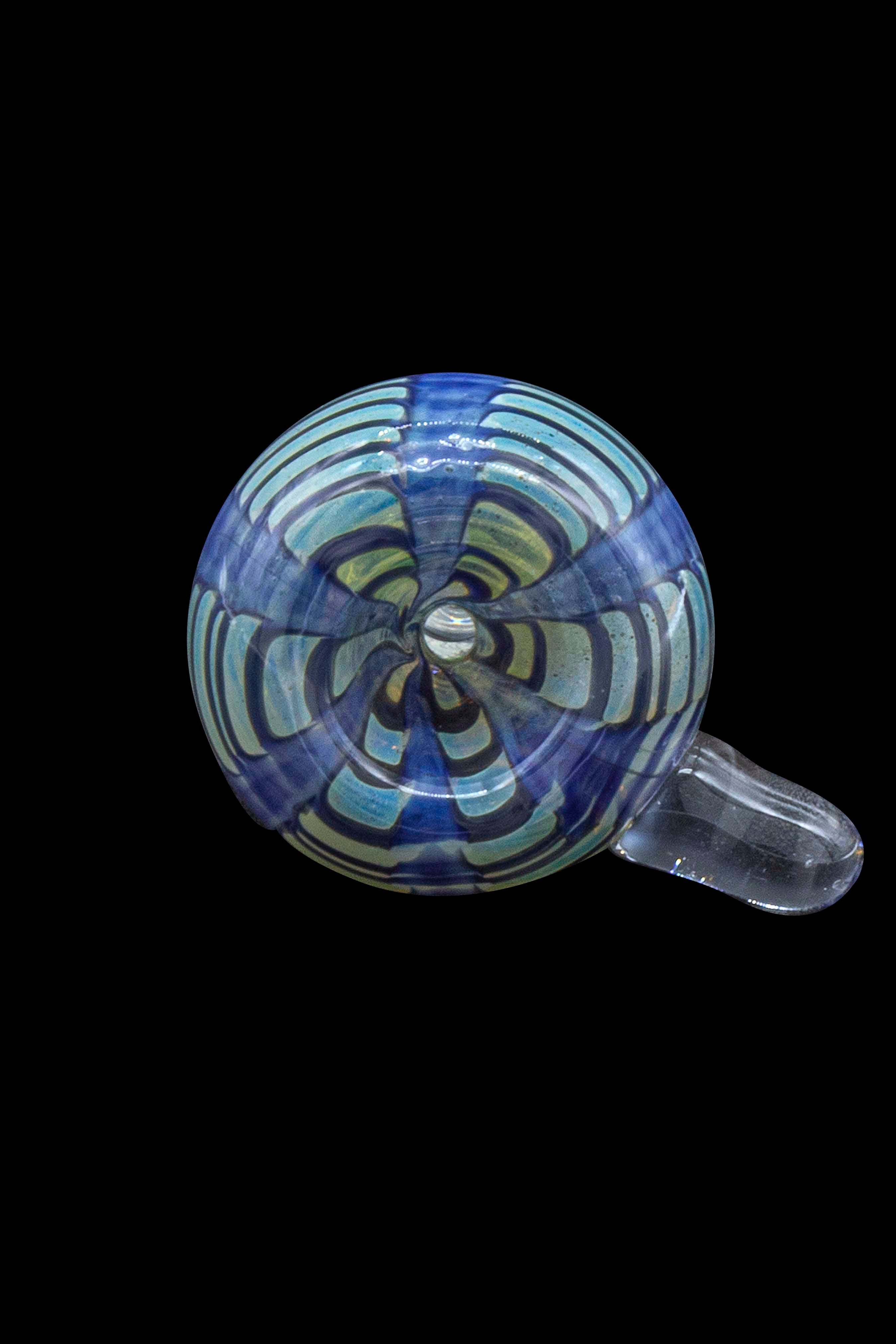 LA Pipes Colorful Raked Bubble Pull - Stem Slide Bowl - A Stunning Addition!