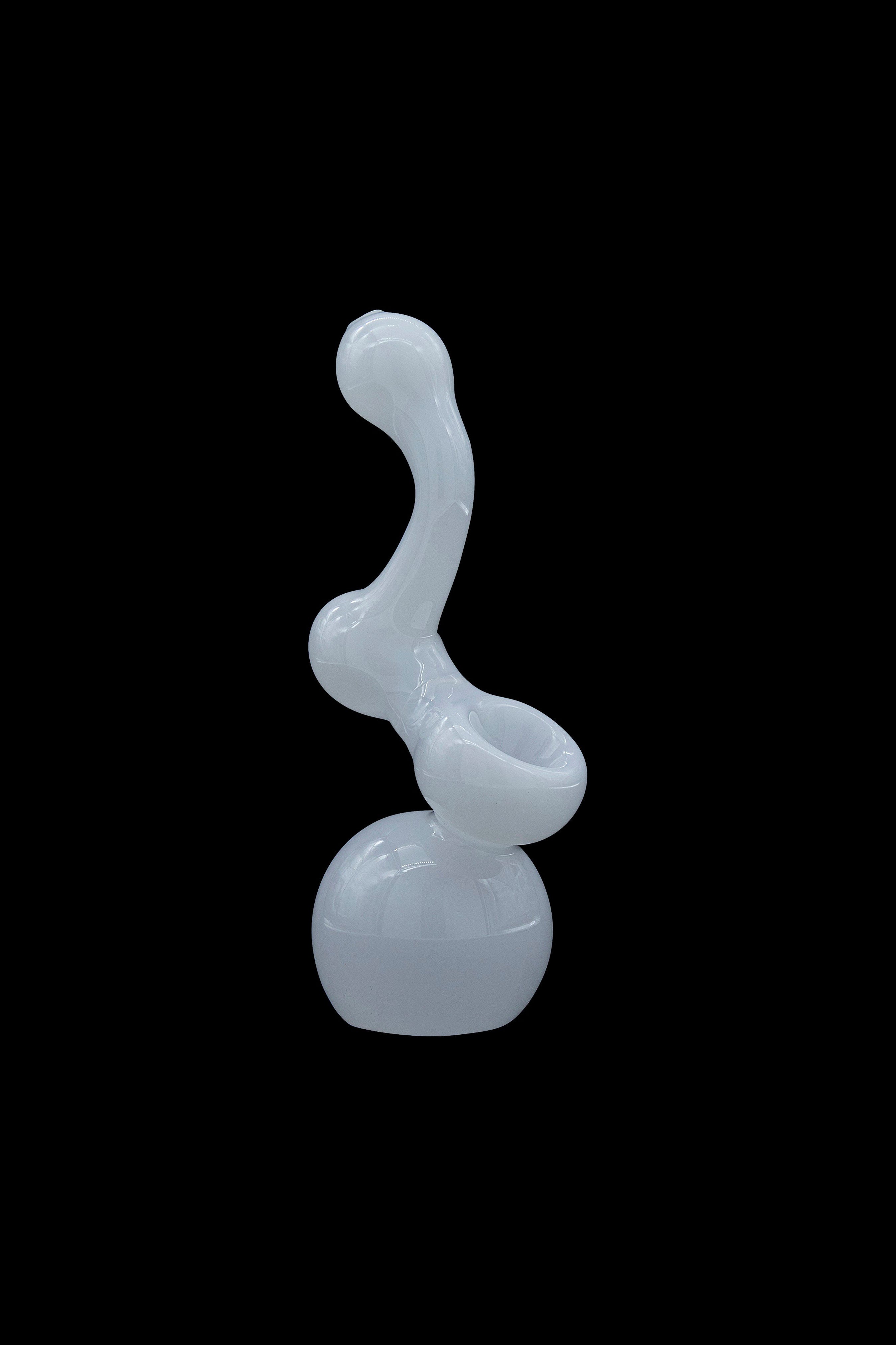 LA Pipes Ivory Sherlock Glass Pipe - A Stylish Smoking Companion