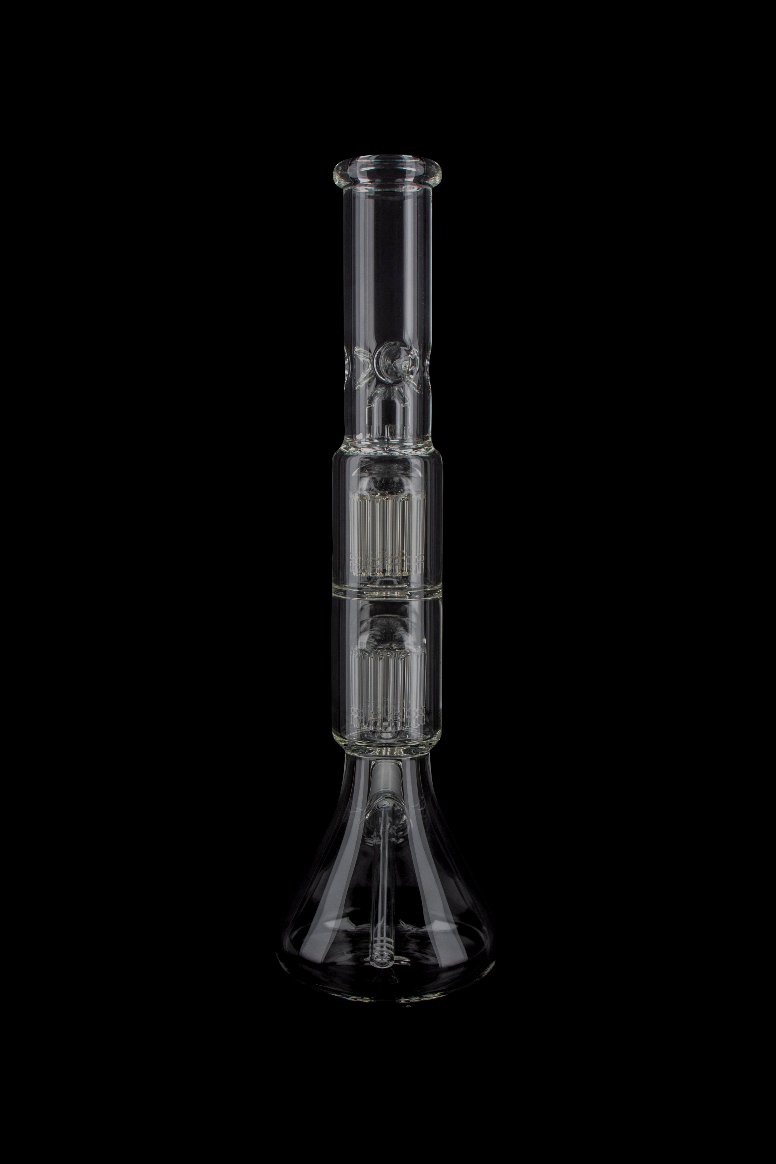 19-Inch Beaker Base Ice Bong with Double Tree Perc: A Smoker's Dream!