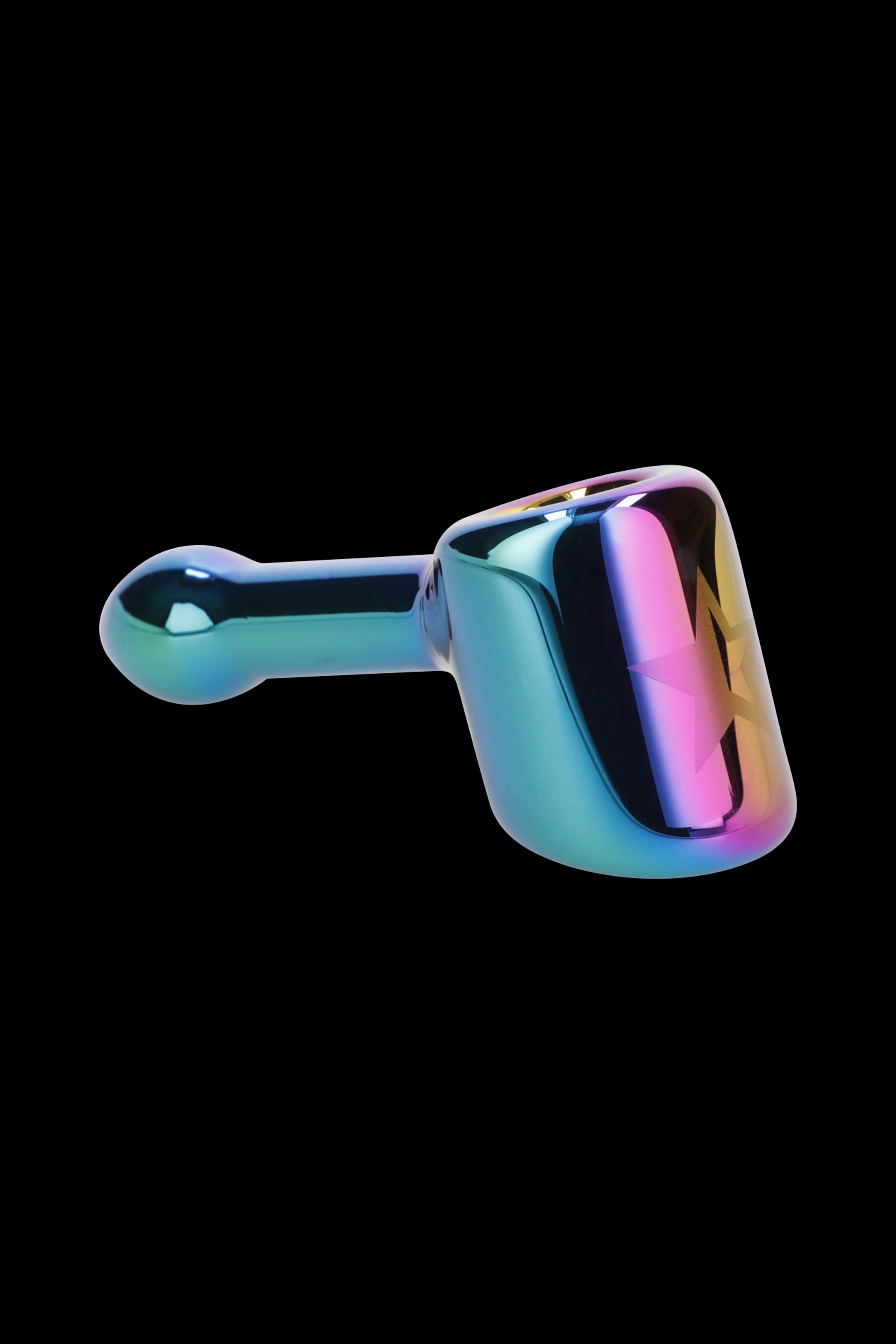 Famous X Prism Fumed Hammer Pipe - A Colorful Smoking Marvel