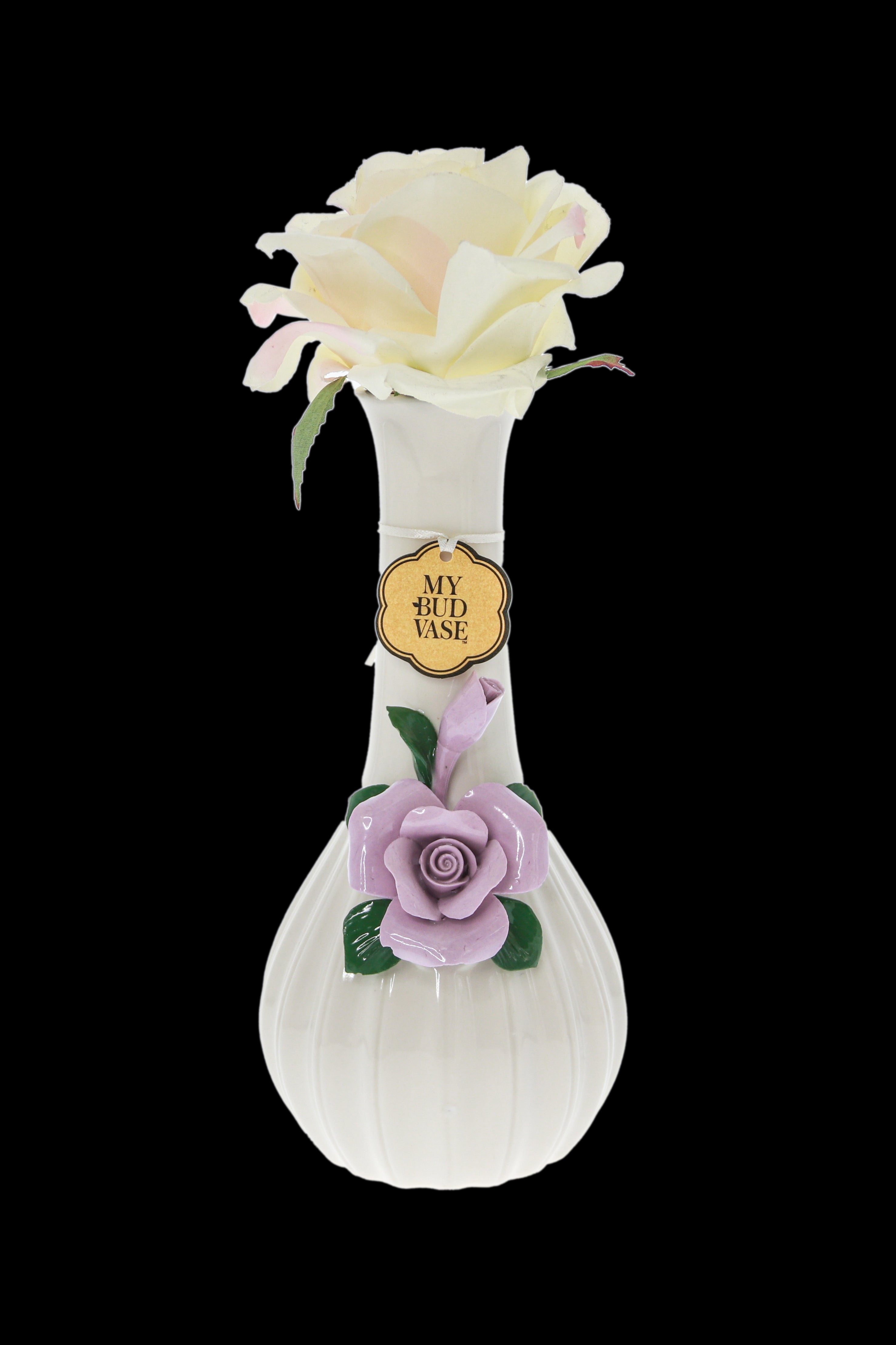 Exquisite Rose Porcelain Vase Water Pipe - A Timeless Beauty