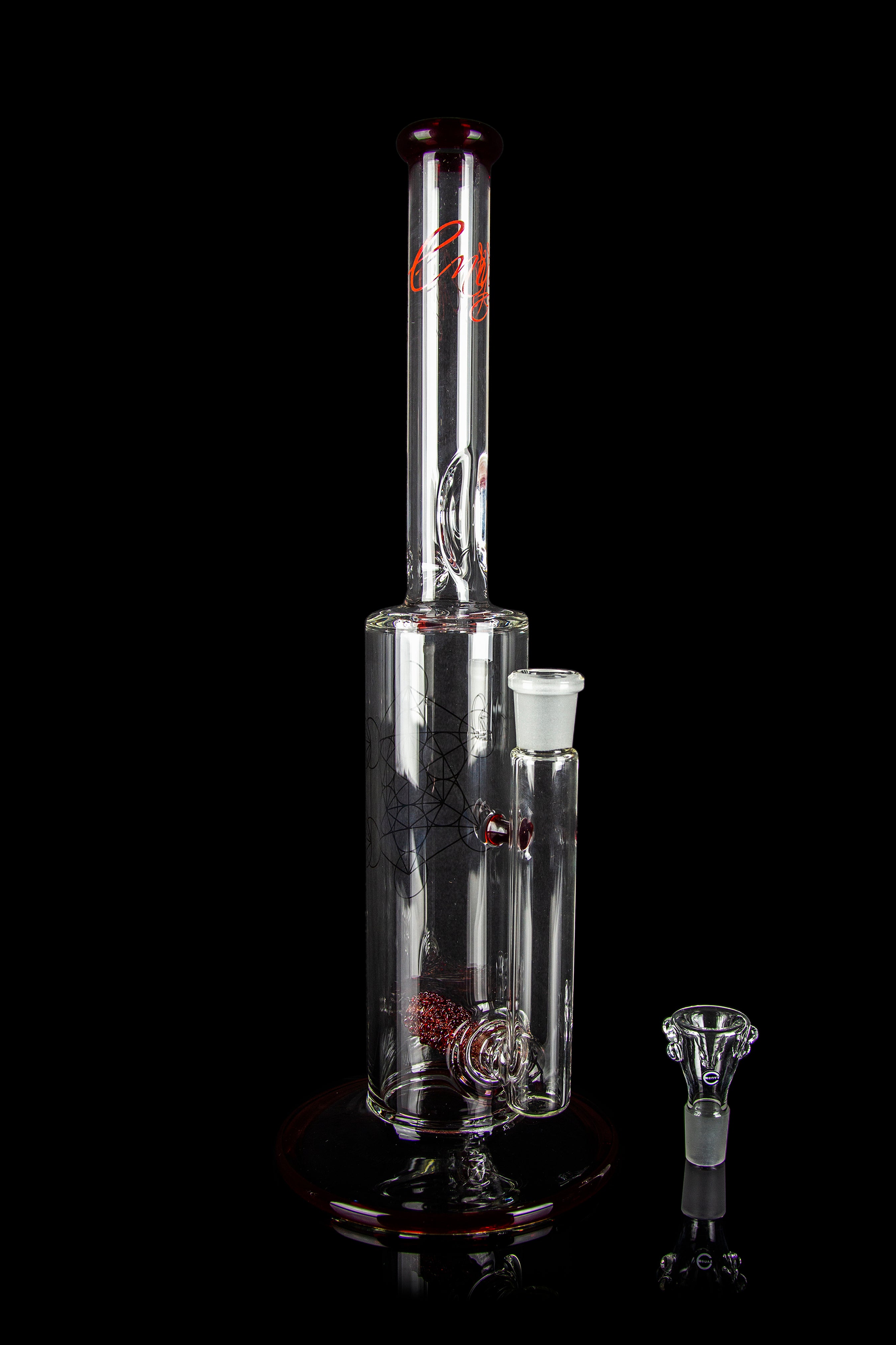 Envy Glass 16 Stemline Pop Rocks Perc Water Pipe - Party in Your Mouth!