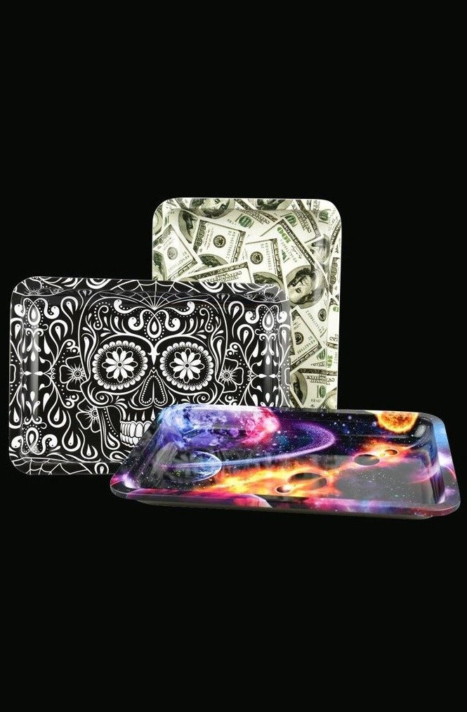 Smokezilla's Cool Metal Rolling Trays - 6-Pack Bundle