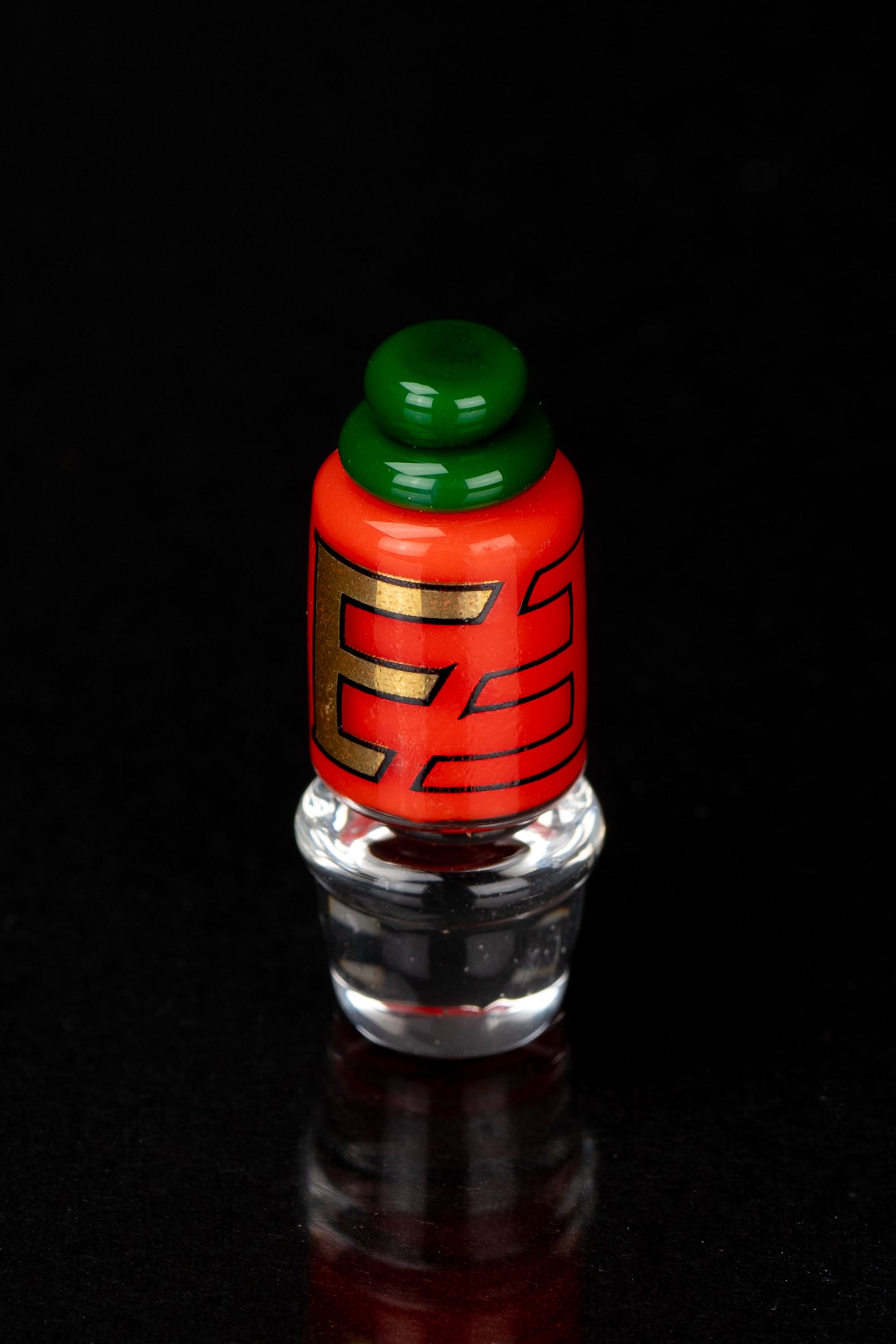 Empire Glassworks Sriracha Bottle Puffco Peak Pro Carb Cap - A Must - Have!