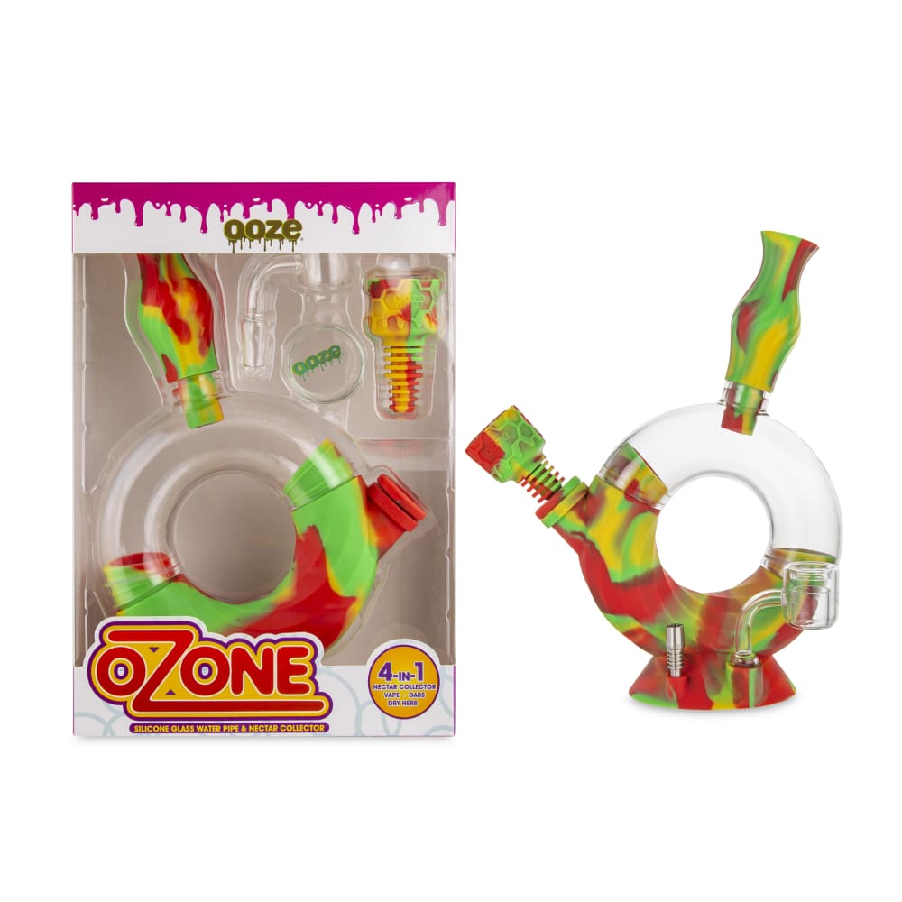 Ooze Ozone 4-in-1 Silicone Hybrid Water Pipe & Dab Straw