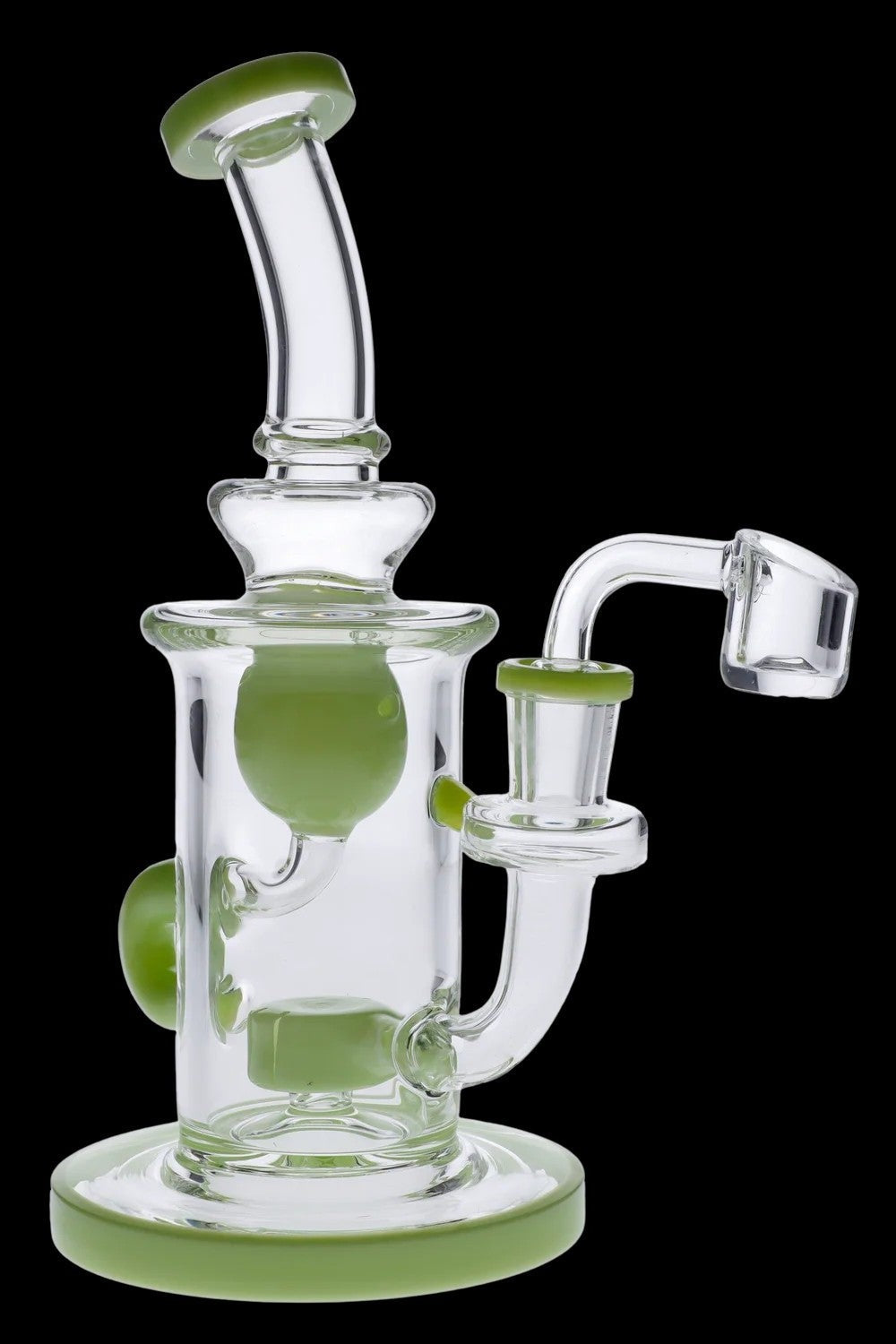 Gorgeous Hourglass Base Water Pipe for Smooth Smoking