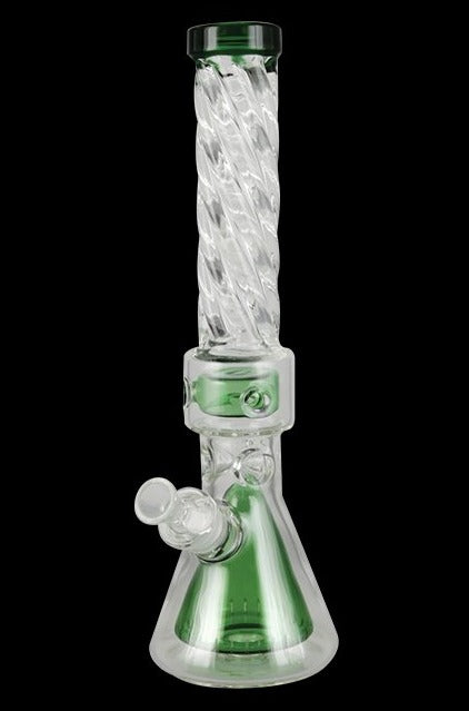 Stunning Double Chamber Twist Waterpipe