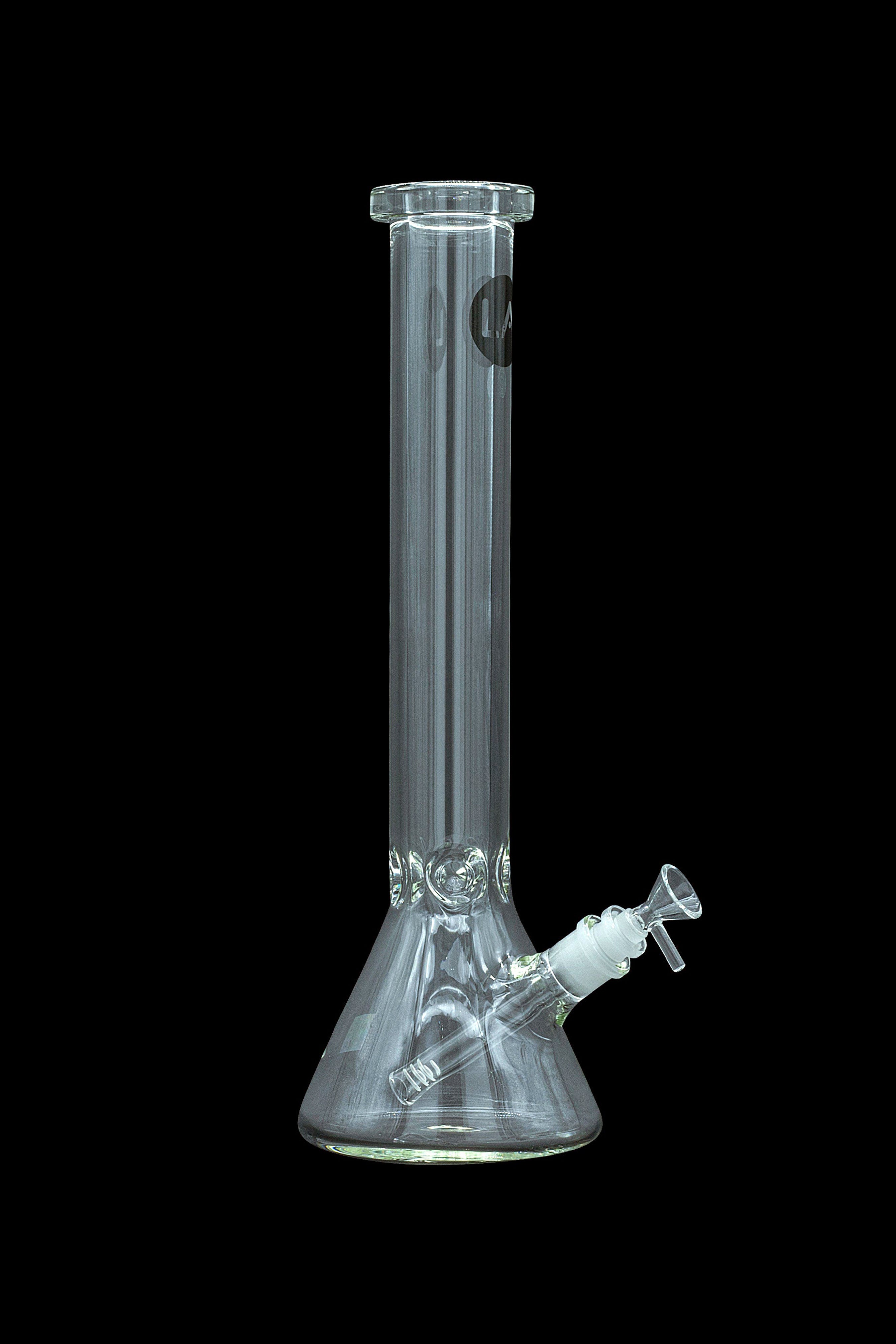 LA Pipes 'Squared Up' Heavy-Duty 9mm Thick Beaker Bong - Ultimate Smoking Companion