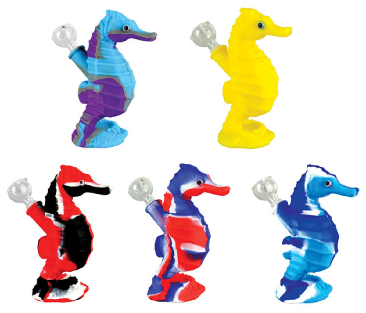 Luxury Silicone Seahorse-Shaped Water Pipe: A Must-Have!