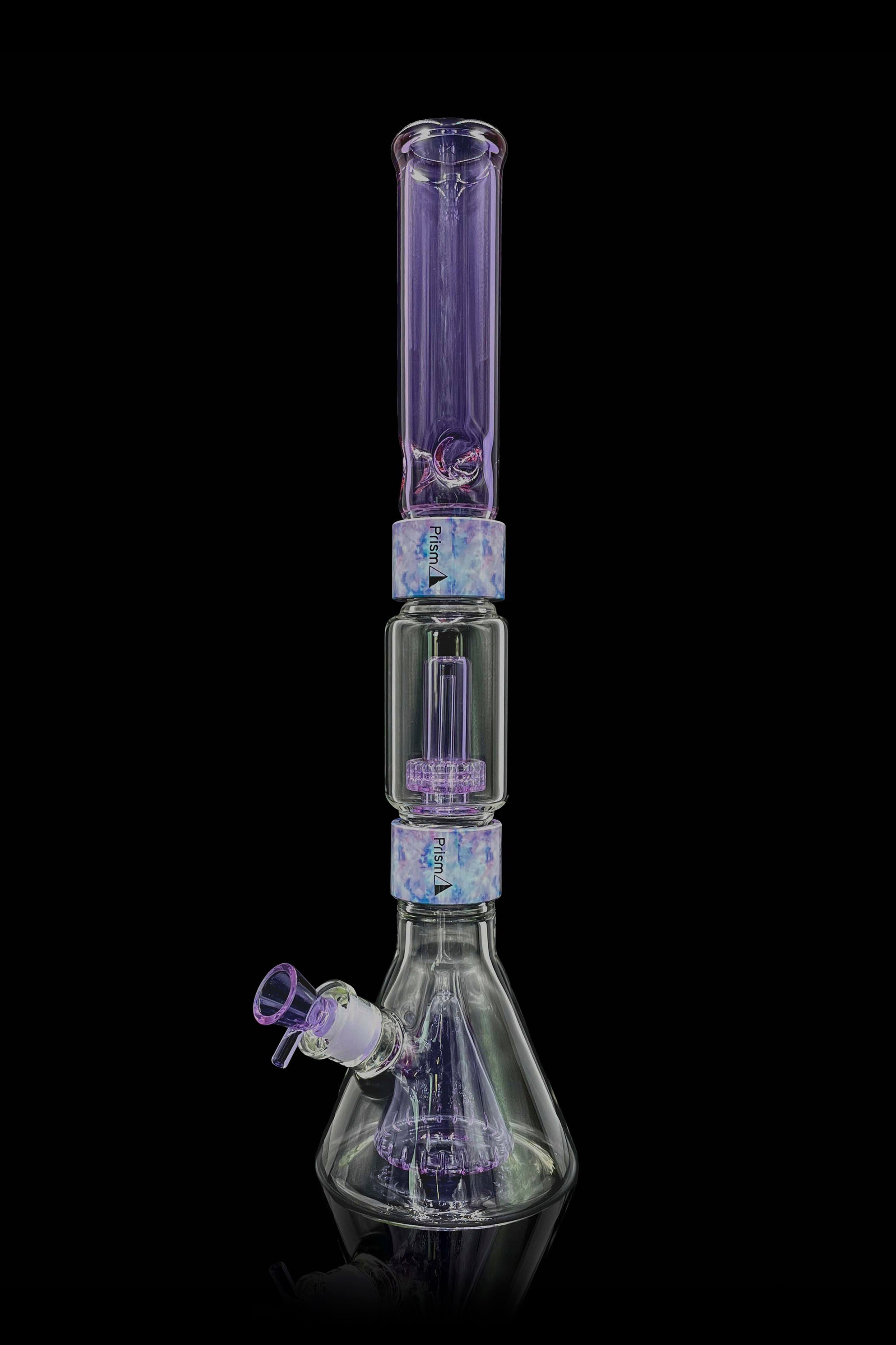 Prism's Stunning Percolated Double - Stack Beaker Bong