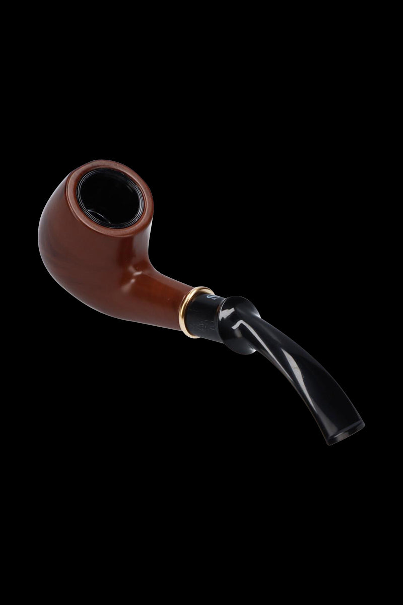 Elegant Classic Hand Pipe with Stand - A Classy Smoking Essential