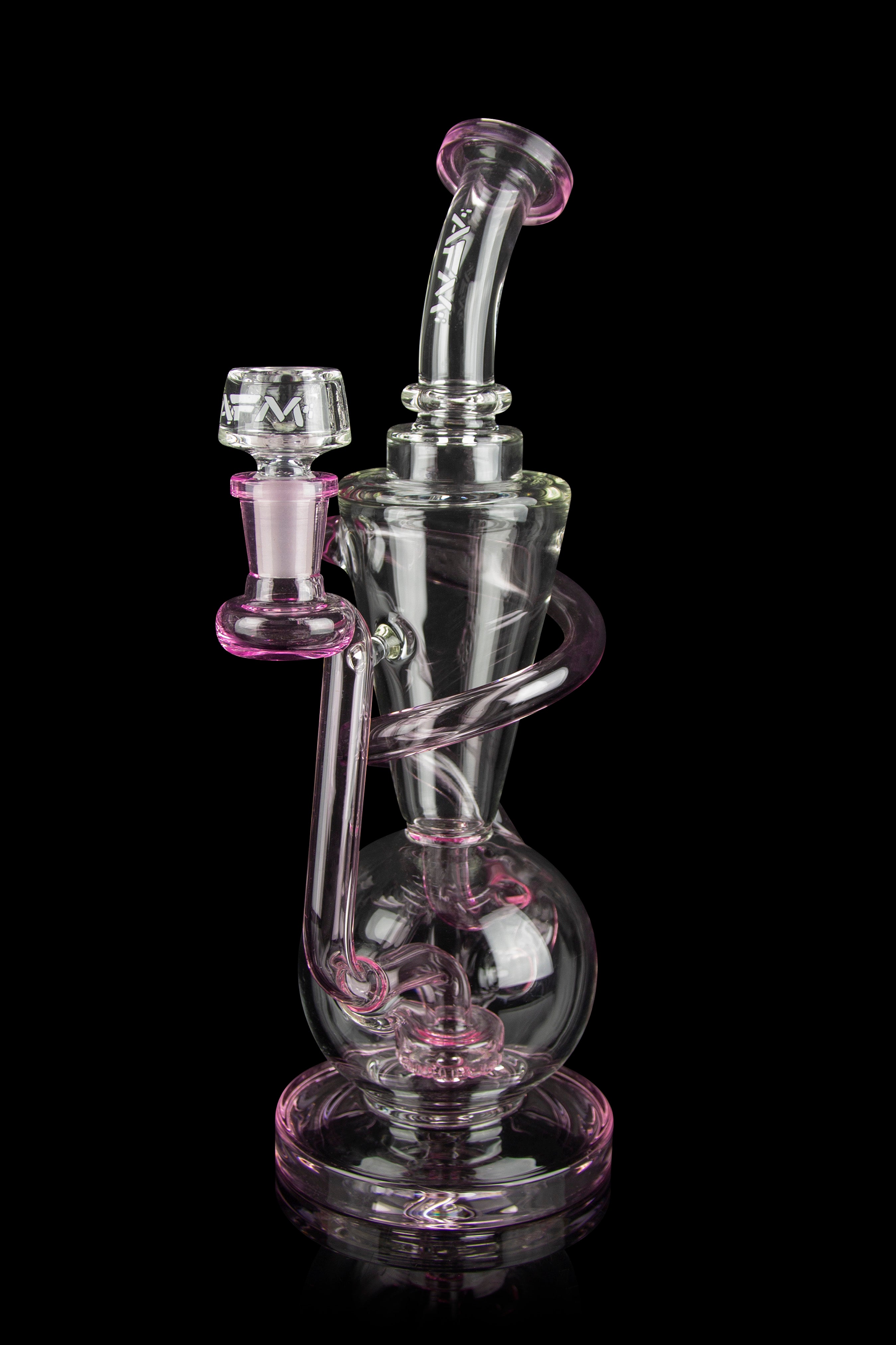 AFM Glass Swirly Wiry Recycler - Elevate Your Smoking Experience