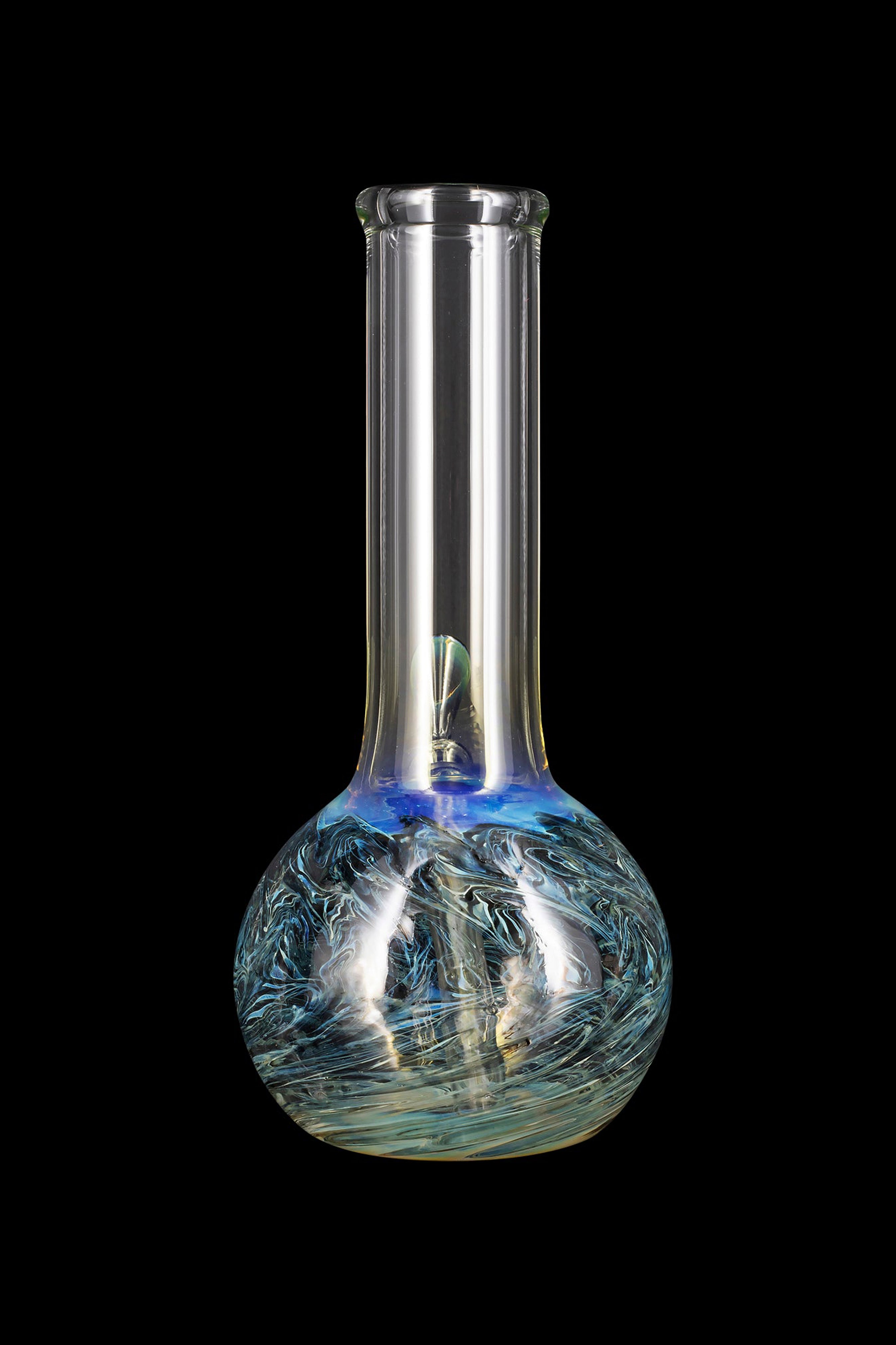 LA Pipes Stunning Raked Tiger Stripe Beaker Bong