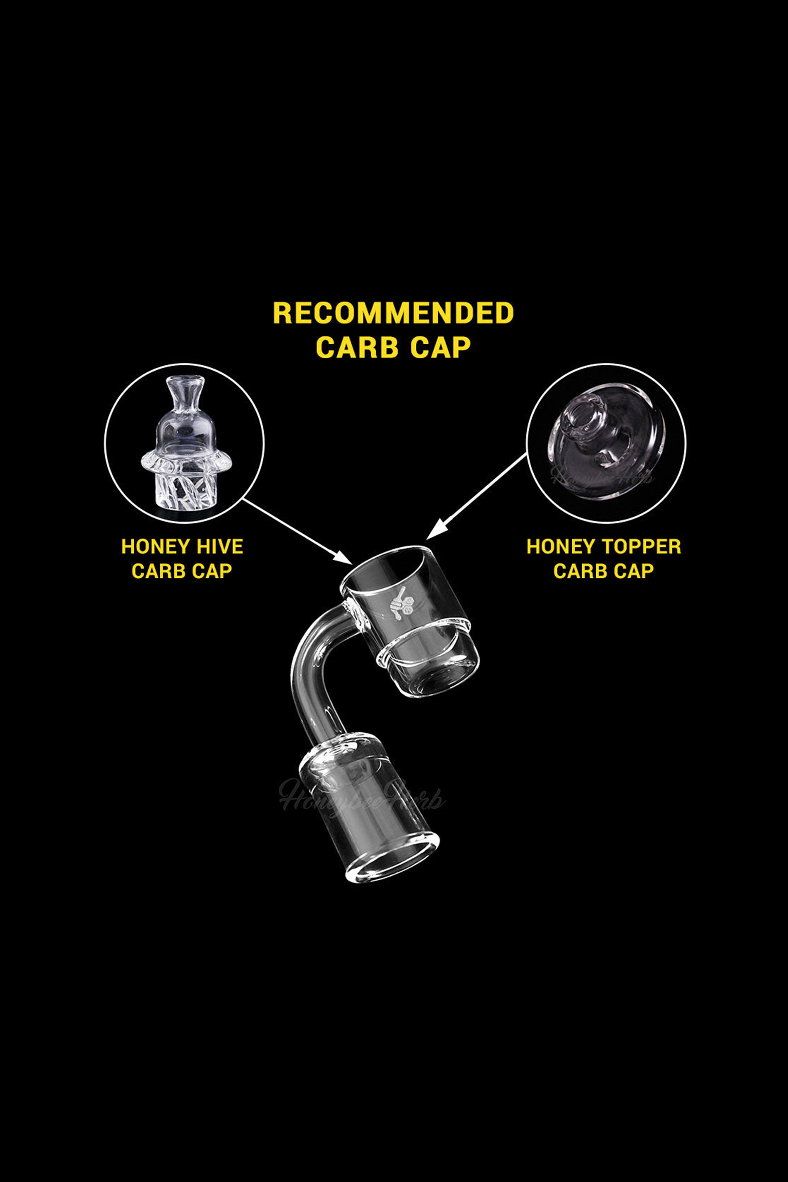 Honeybee Herb's Yellow Line Honey Disc Deep Dish Quartz Banger: A Dabbing Revolution