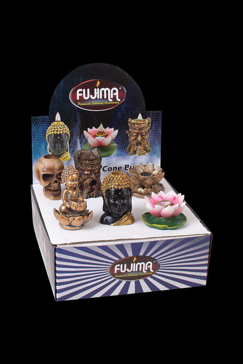 Fujima Mini Backflow Incense Burners - Set of 6