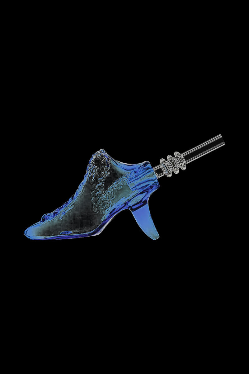 Elegant Renaissance-Inspired High Heel Dab Straw Collector