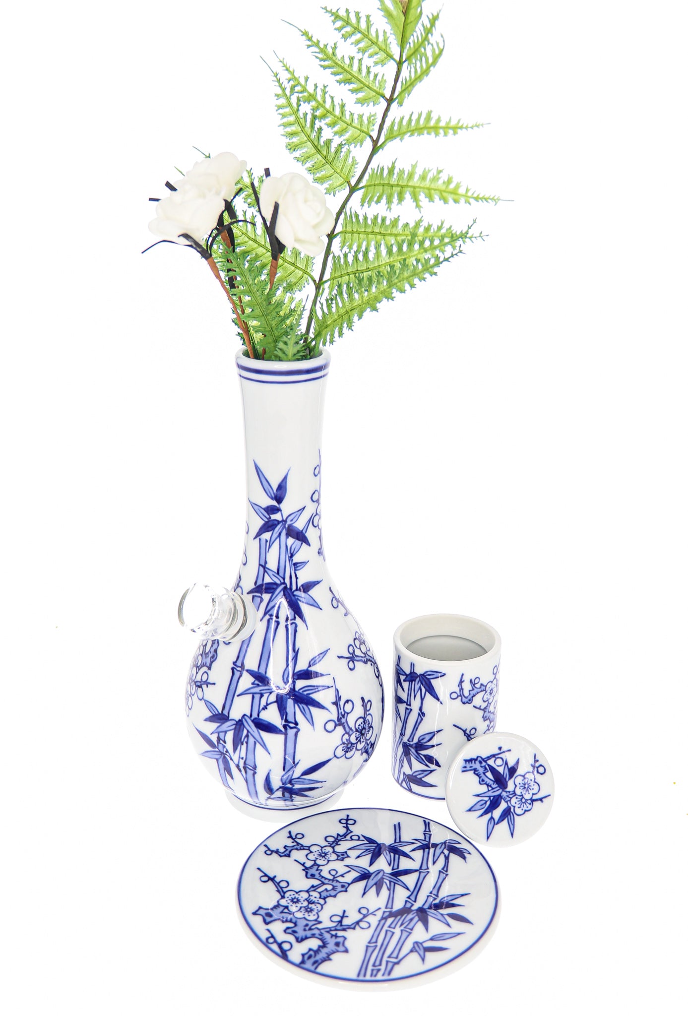 My Bud Vase Luck Porcelain Bong Set: A Stunning Smoking Companion
