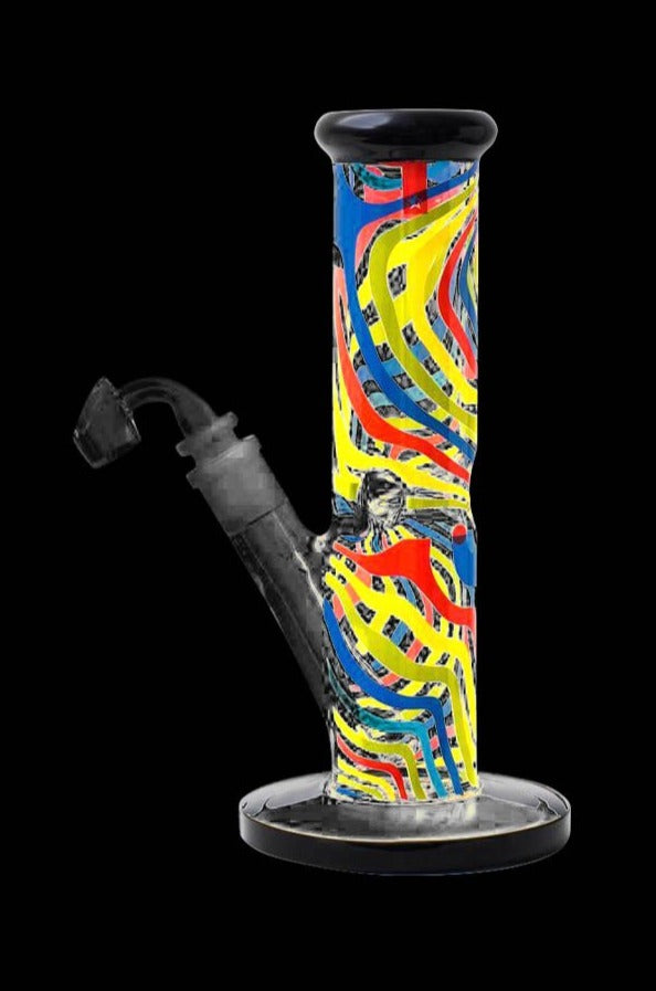 Famous Brandz Amnesia Dab Rig with Quartz Banger - A Trippy Smoking Experience