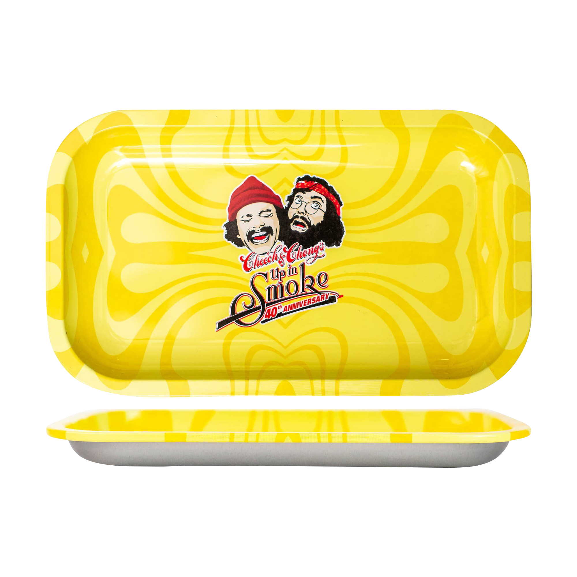 Cheech & Chong 40th Anniversary Limited Edition Yellow Rolling Tray