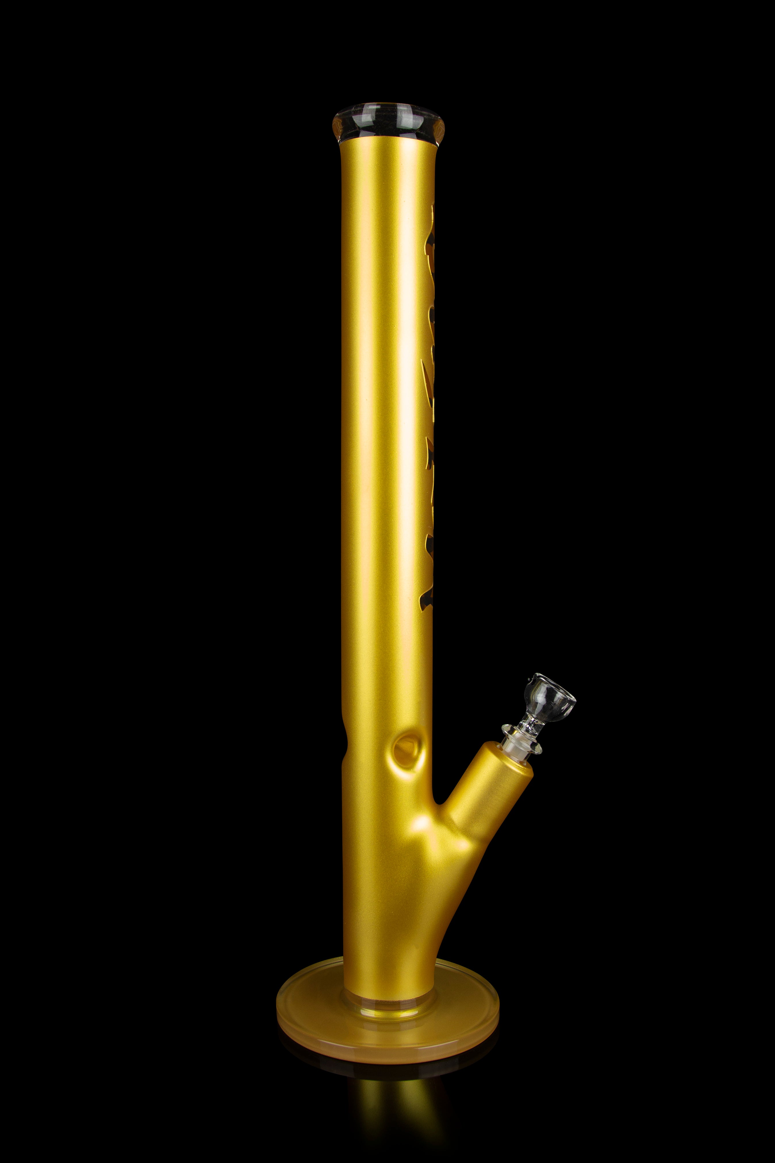Molino Glass Goldfinger Bong - A Golden Smoking Marvel