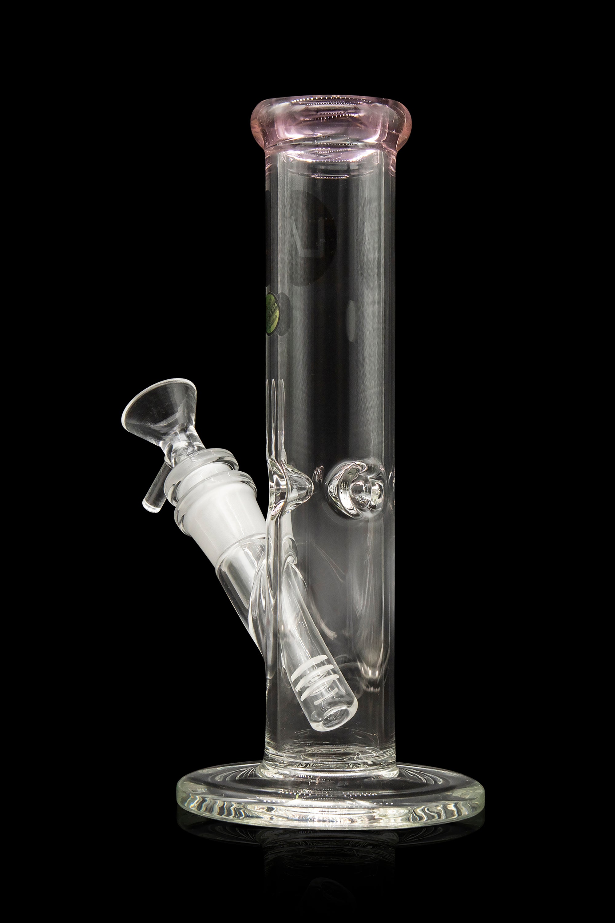 LA Pipes Borosilicate Glass Straight Tube Bong - A Timeless Classic