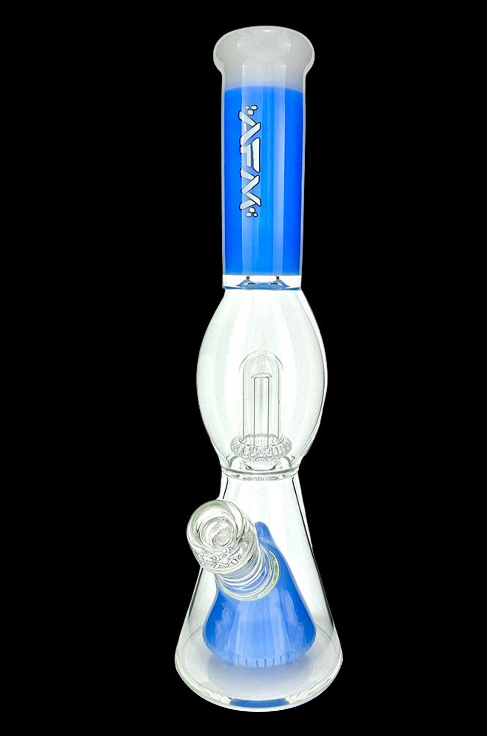 AFM Glass: Stunning UFO Pyramid Color Glass Beaker Bong