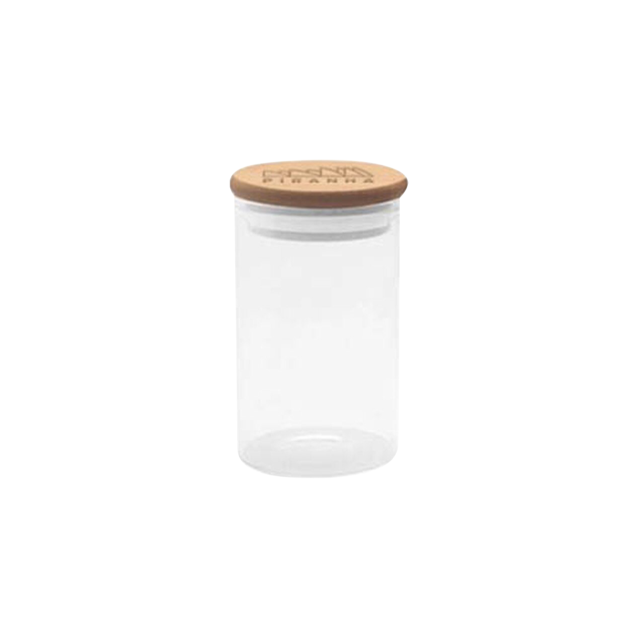 Piranha Premium Weed Storage Jar with Stylish Bamboo Lid