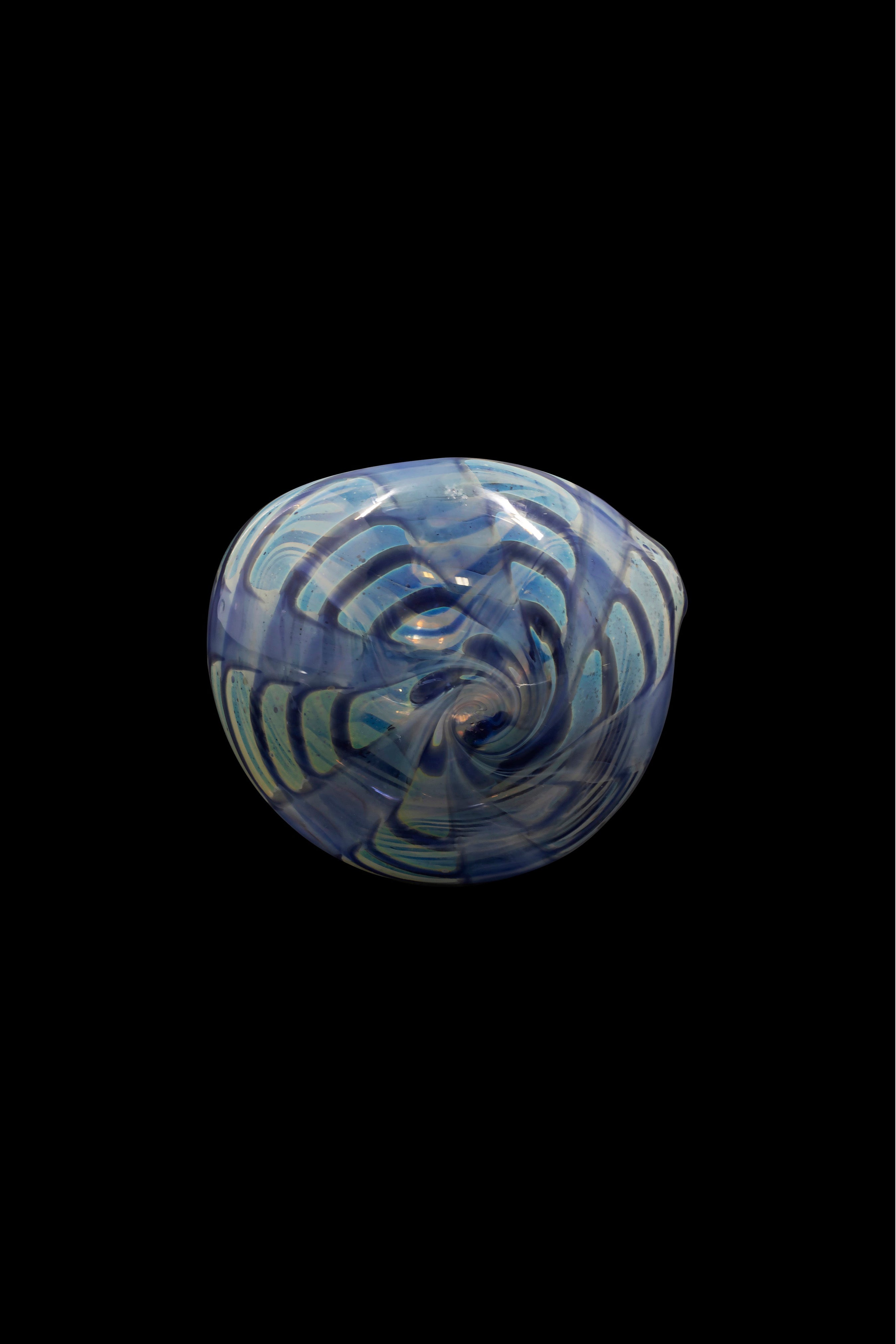 LA Pipes Candy Swirl Magic Glass Spoon Pipe