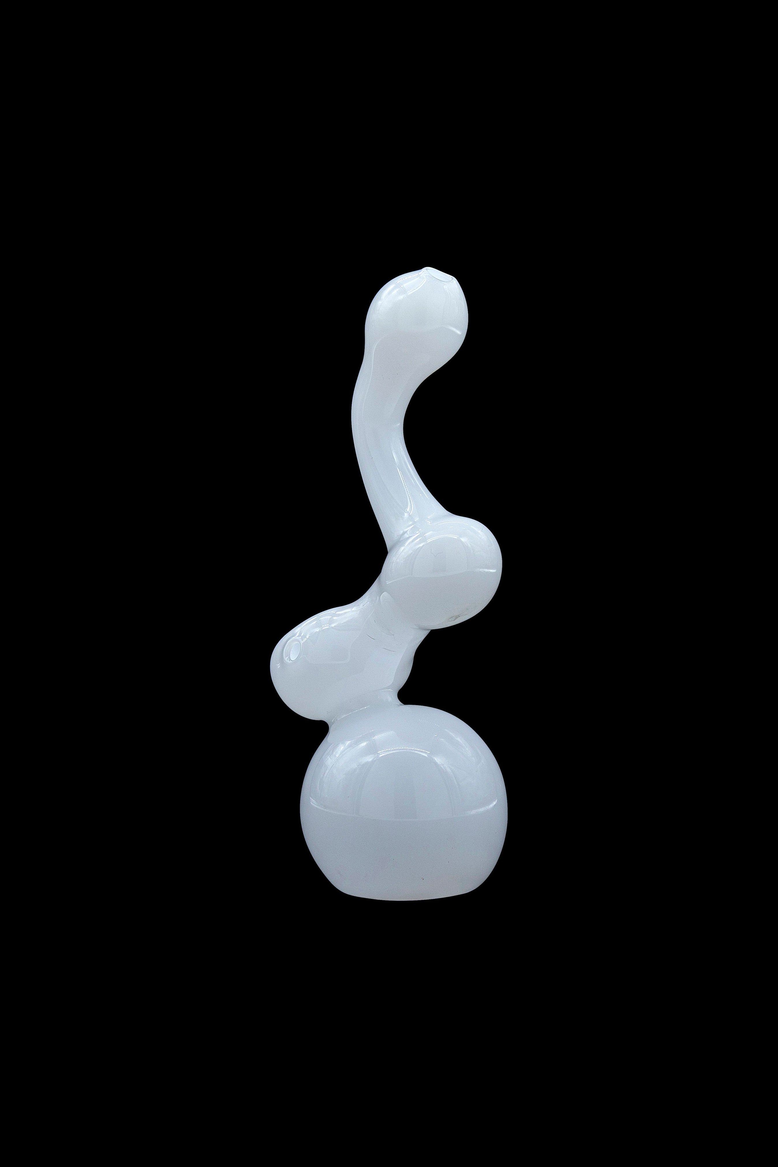 LA Pipes Ivory Sherlock Glass Pipe - A Stylish Smoking Companion