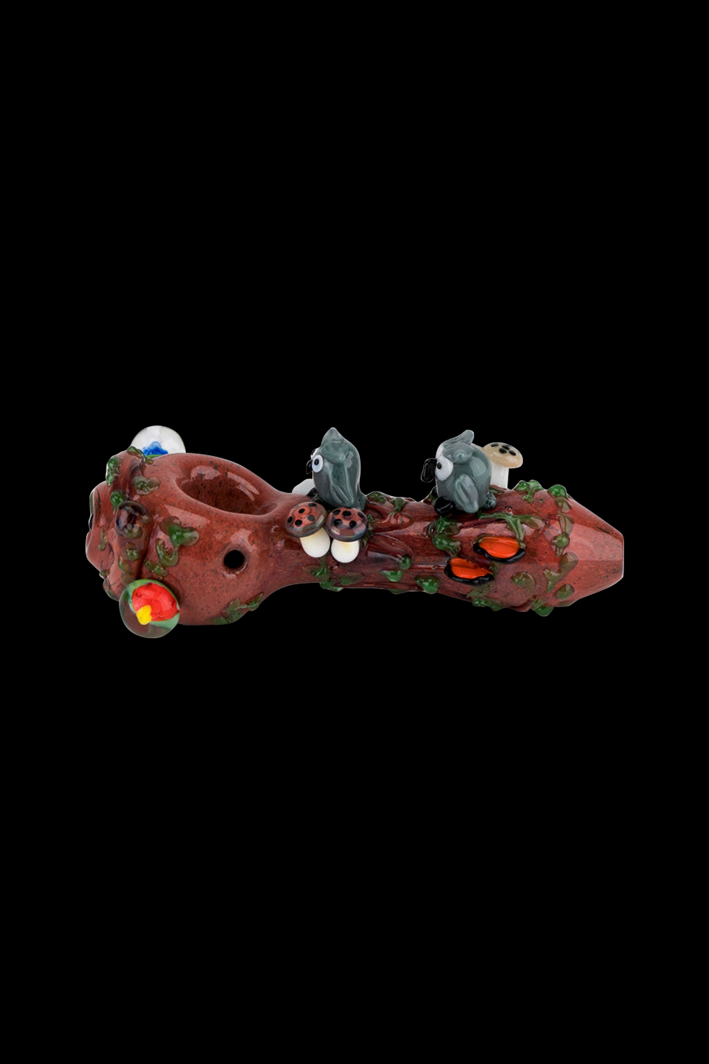 Empire Glassworks Hootie's Forest Enchanting Small Spoon Pipe