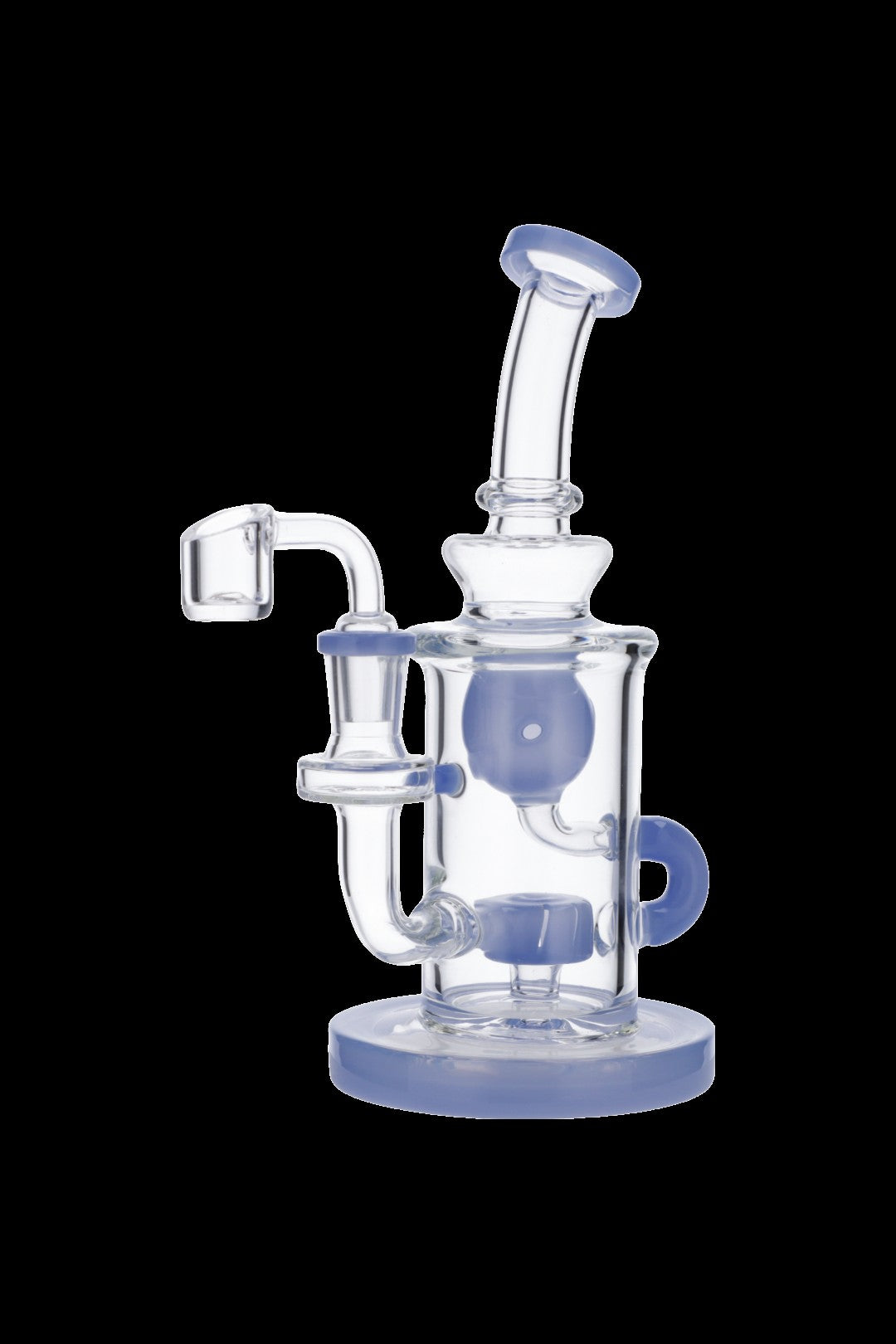 Gorgeous Hourglass Base Water Pipe for Smooth Smoking