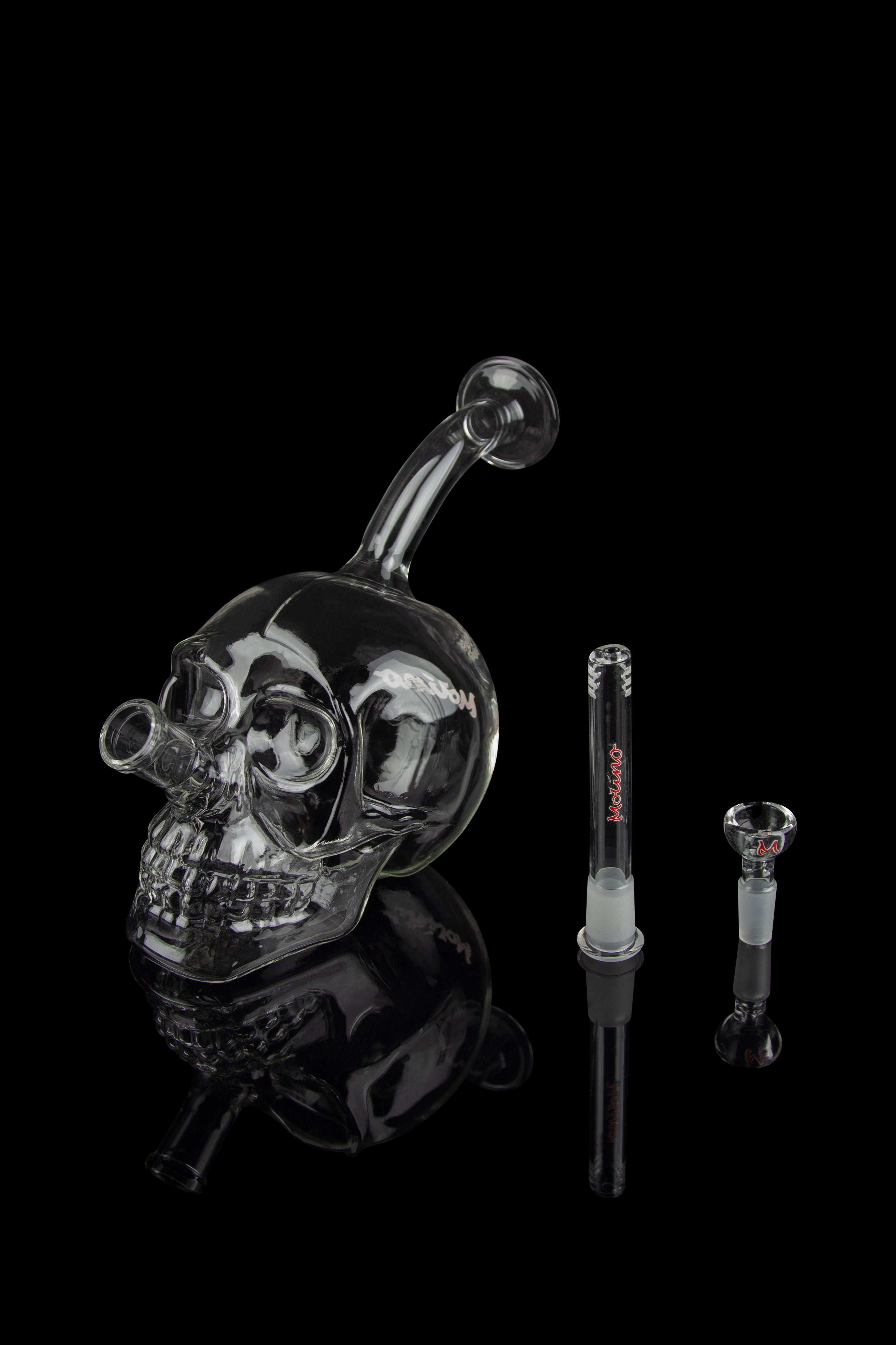 Molino Glass Spooky Skull Bong - A Must - Have for Smokers