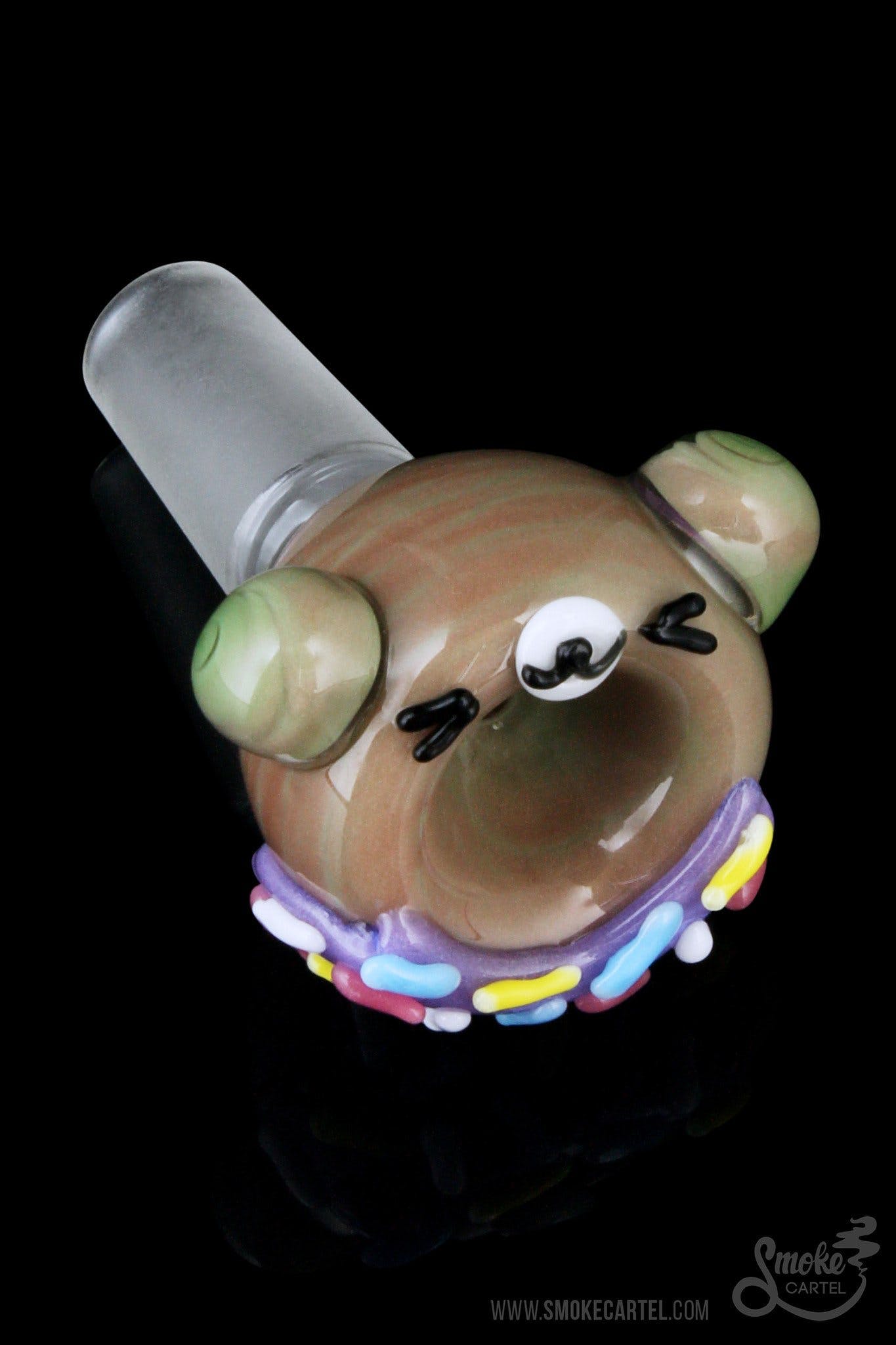 Empire Glassworks Teddy Donut Flower Bowl: Adorable Smoking Companion