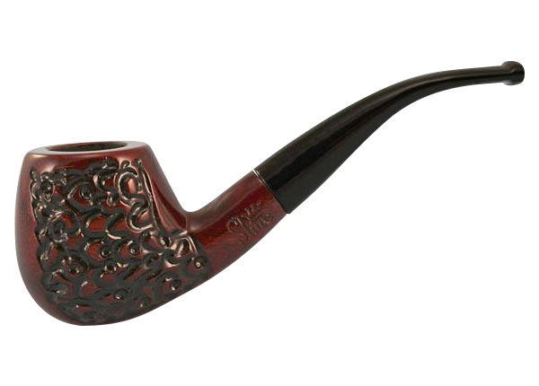 Pulsar Engraved Bent Apple Rosewood Luxury Tobacco Pipe