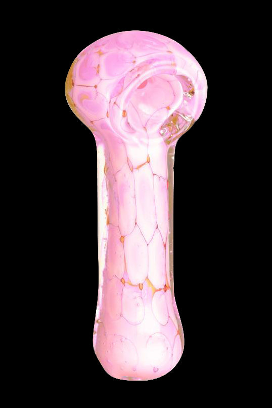 Charming Pastel Turtle Shell Inspired Spoon Pipe
