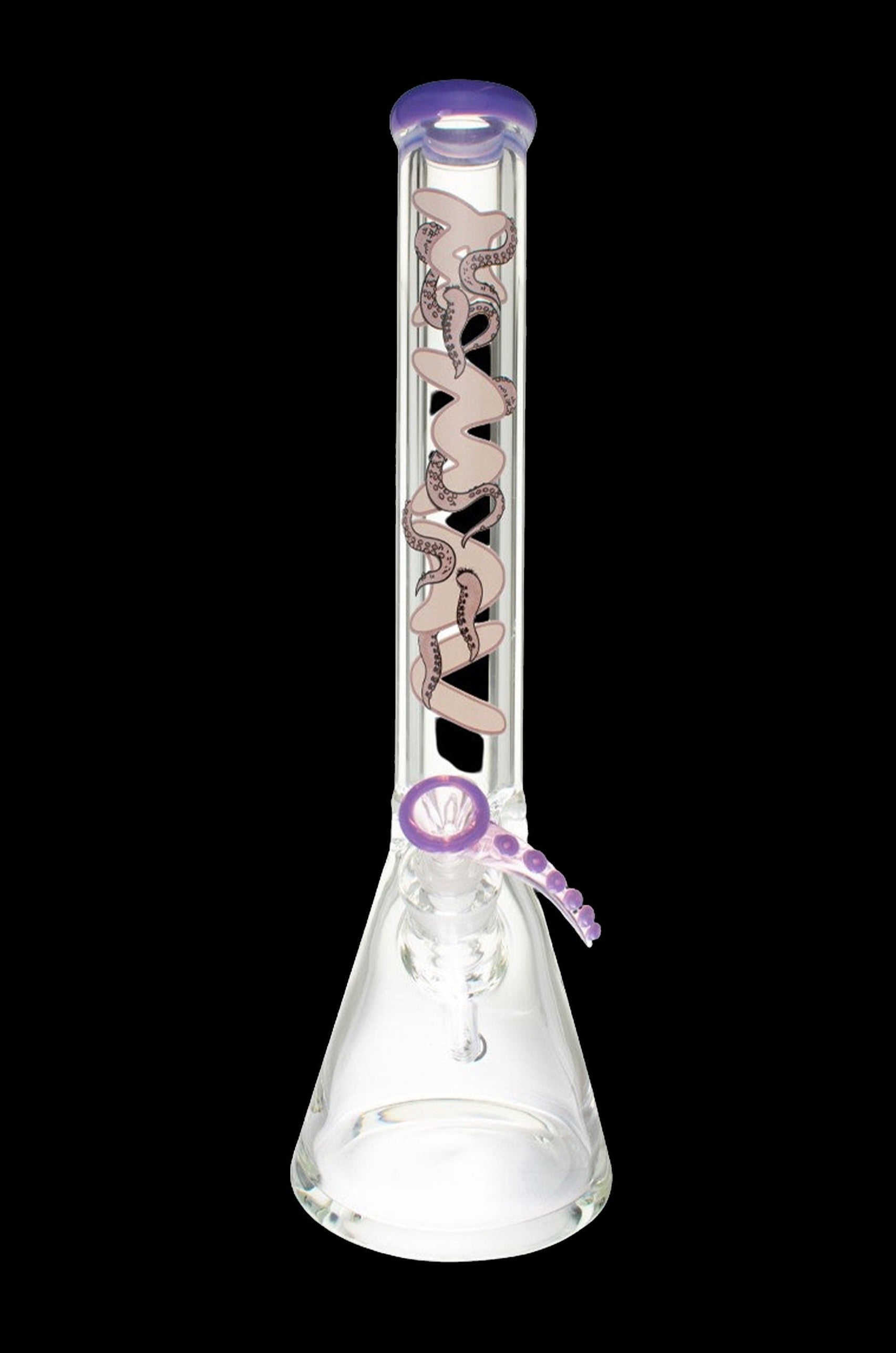 MAV Glass Octopus Tentacle Special Slab Beaker Bong with Octopus Bowl - A Stunning Smoking Companion