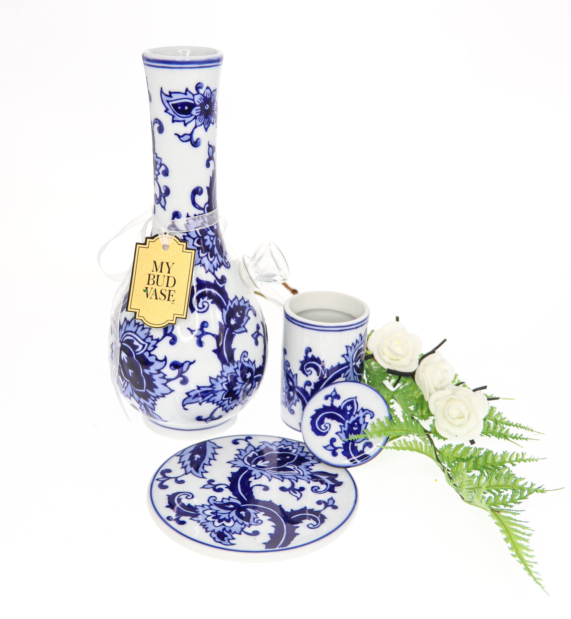 My Bud Vase Porcelain Vase Bong Set - The Joyful Escape