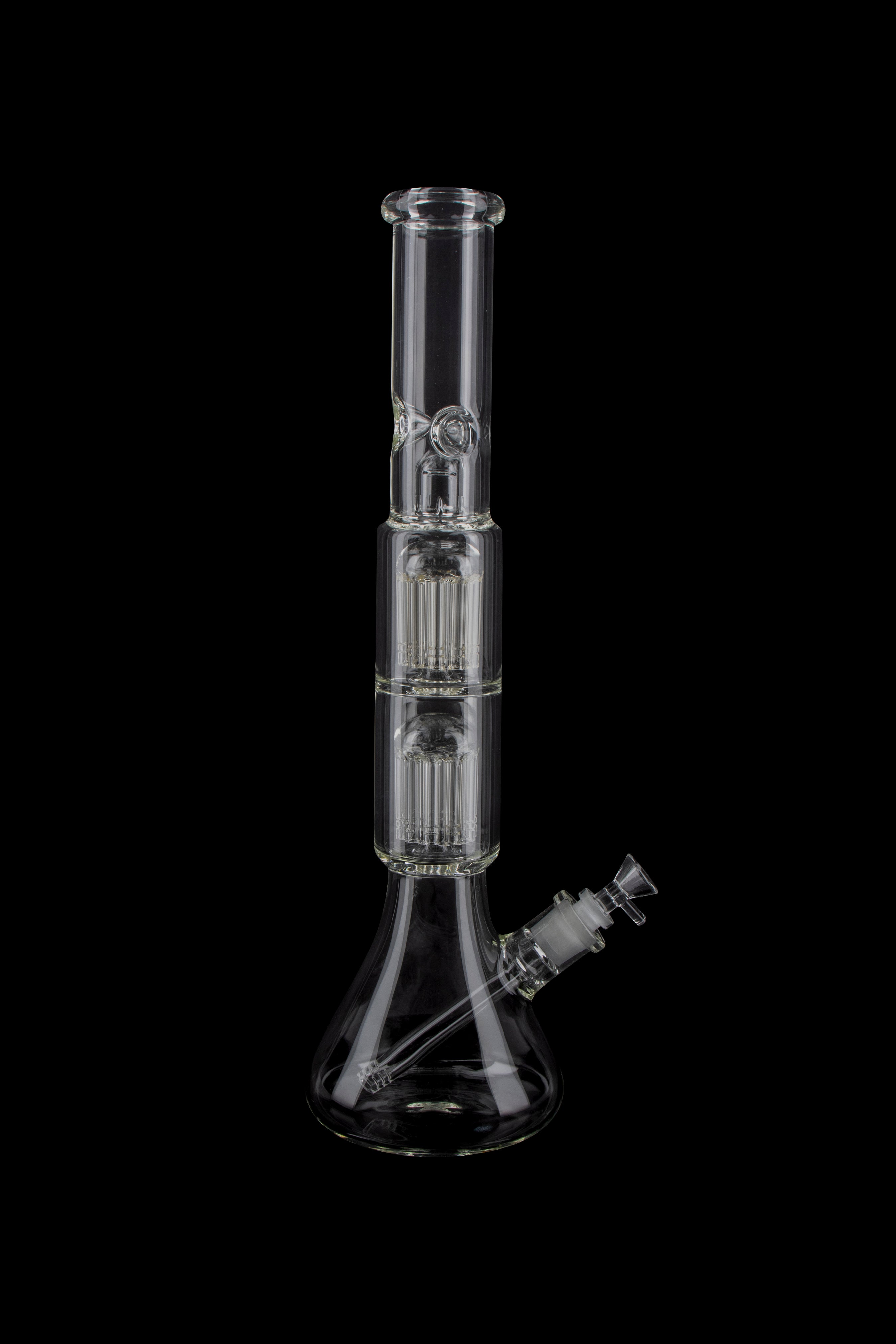 19-Inch Beaker Base Ice Bong with Double Tree Perc: A Smoker's Dream!