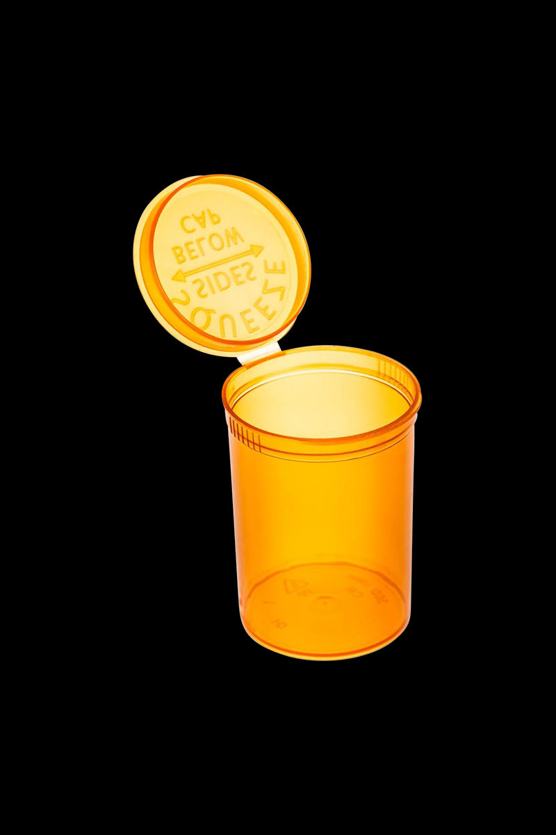 Large Colorful Plastic Pop - Top Freshness Stash Jar