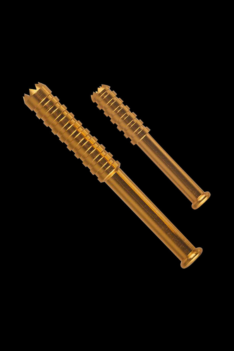Digger One Hitter Pipe - Gold Anodized Aluminum Bat for On - the - Go Smoking