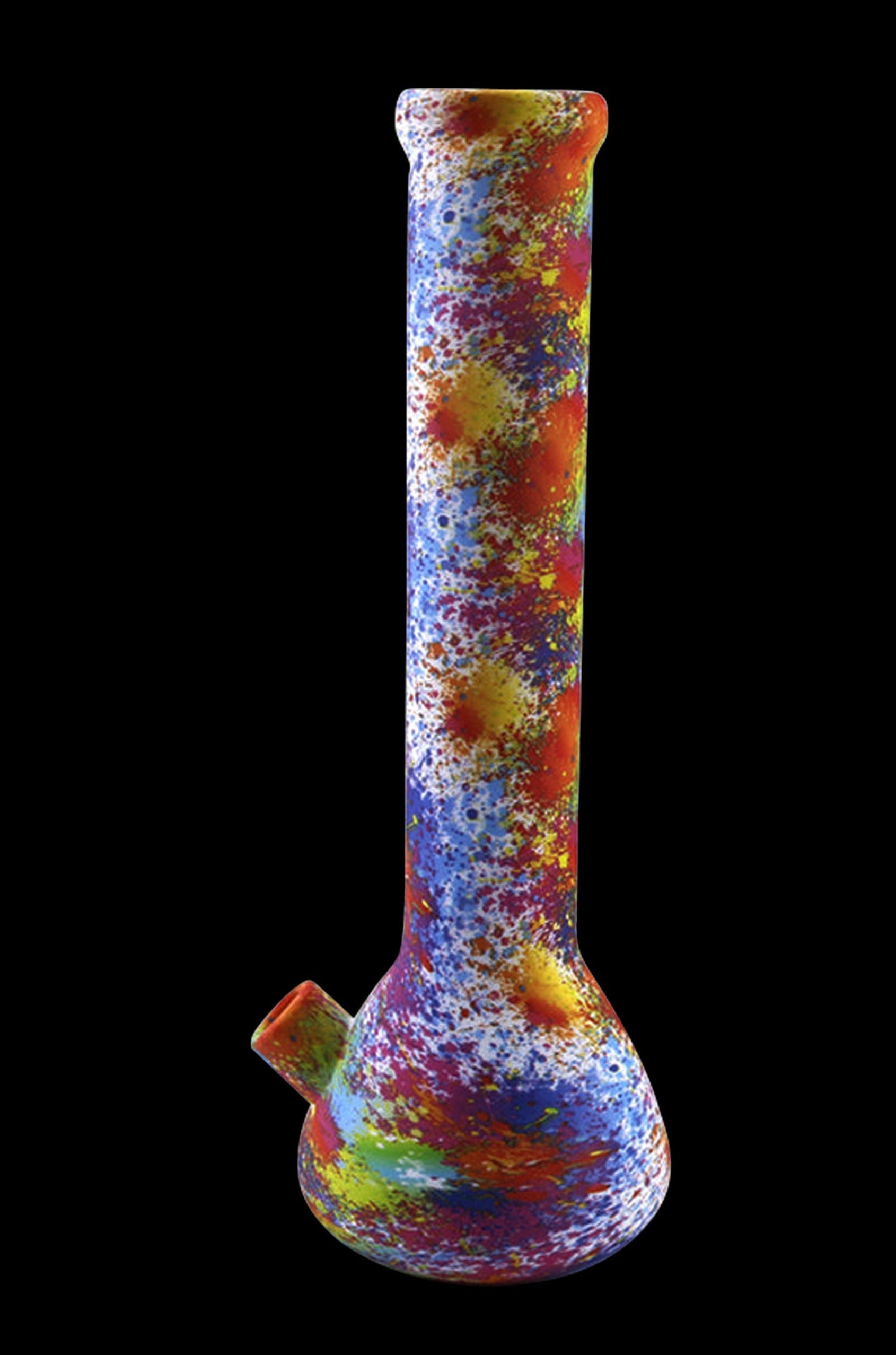Cloud 8 Vibrant Artistic Paint Silicone Beaker Bong
